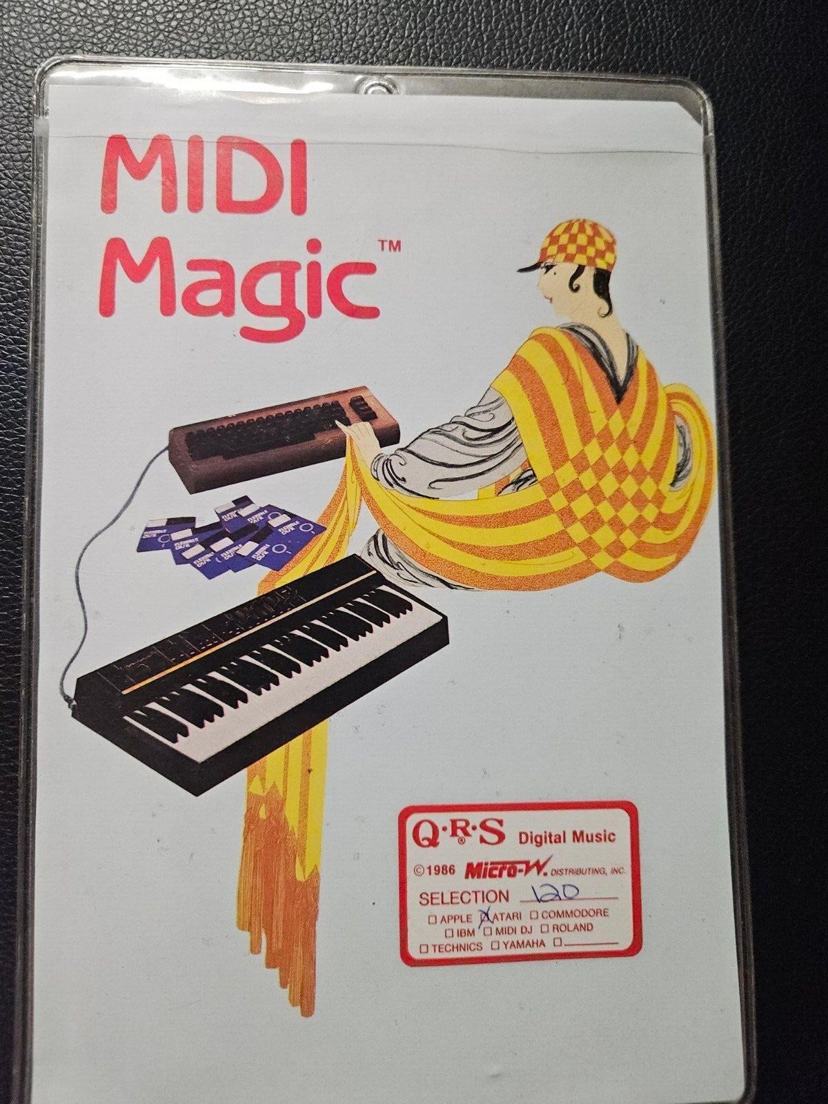 MIDI Magic Q R S Digital Music # 120 by Micro-W DISTRIBUTING or Atari
