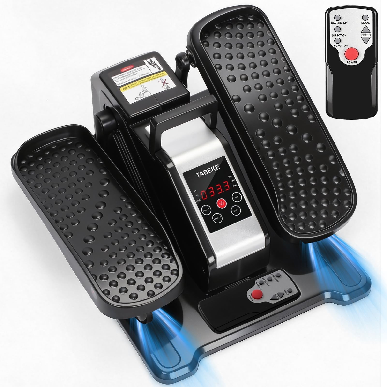 Under Desk Elliptical Machine, Electric Ellipse Leg Exerciser for Senior with...