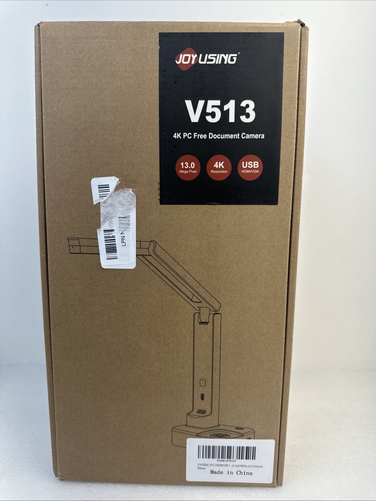 JOYUSING V513 HDMI/USB 13MP Dual Mode Document Camera, Video Recording,LED light