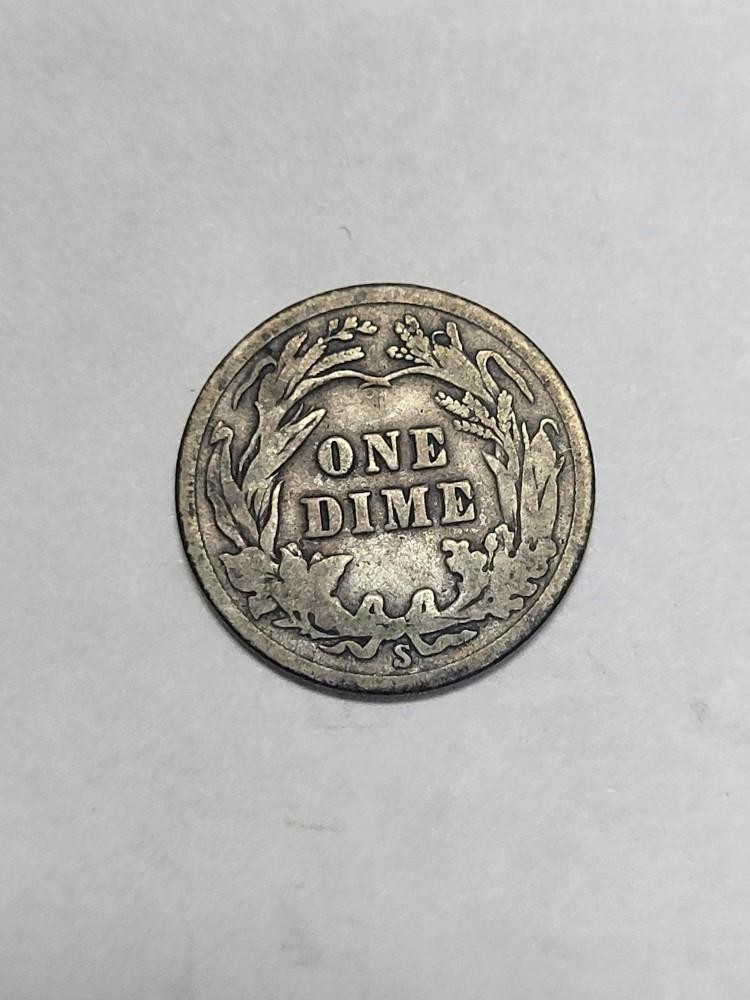 1914 S Barber Dime CHEAP !!!