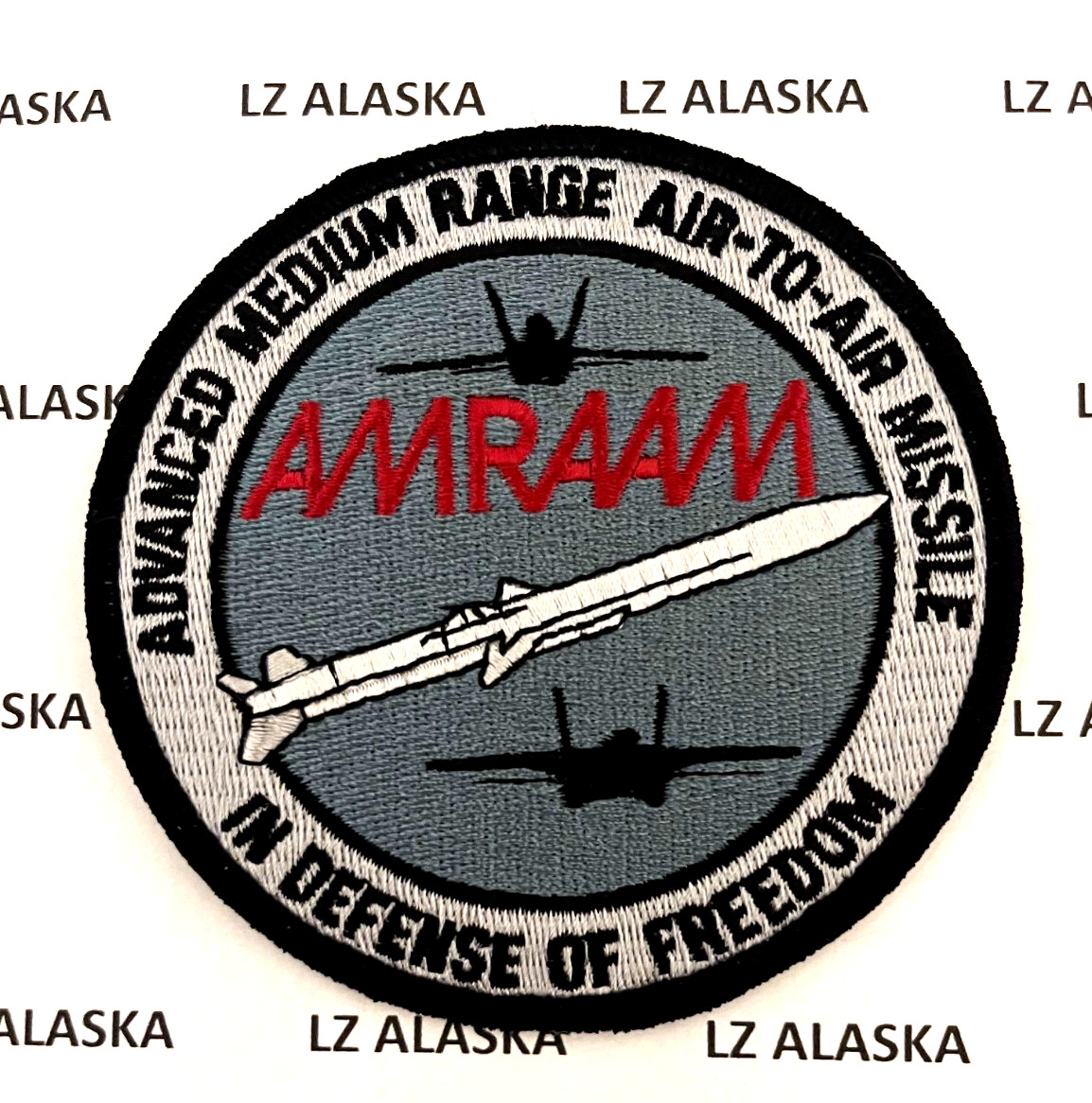 RAYTHEON AMRAAM ADVANCED MEDIUM RANGE AIR-TO-AIR MISSILE PATCH AFC USAF USN USMC