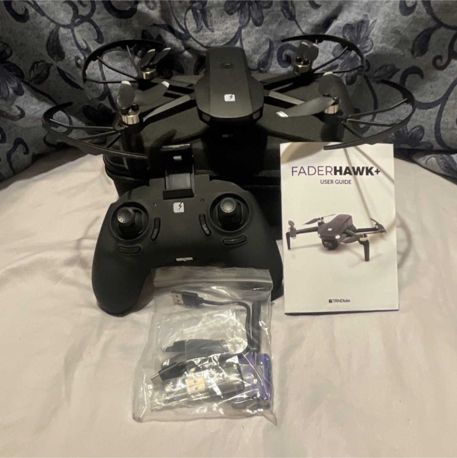 TRNDlabs FADERHAWK+ FADER HAWK+ Ready to Fly HD Camera Drone w/ Remote & Case