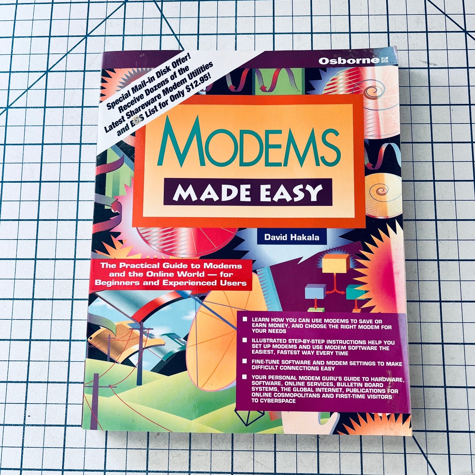 Modems Made Easy User Guide 1993 Osborne McGraw-Hill IBM PC Vintage Computing