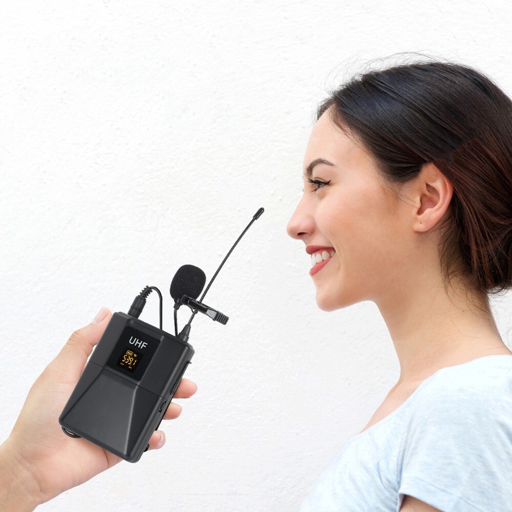 Wireless Microphone System for Cameras, Camcorders, Smartphones, Laptops, Profes