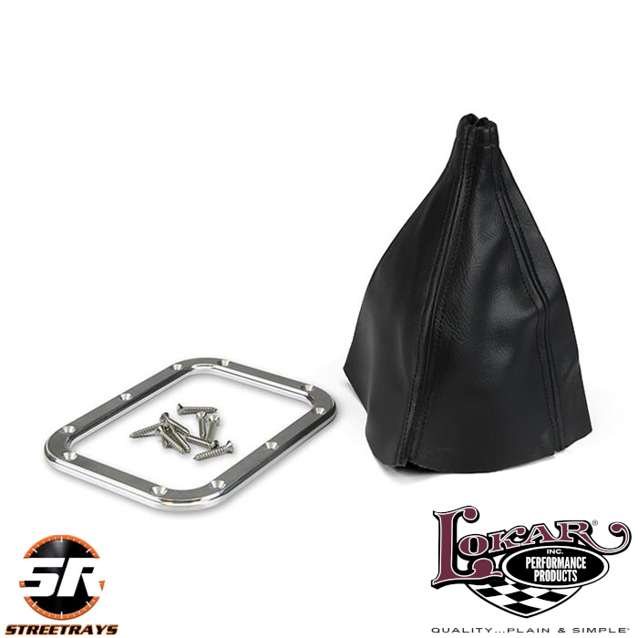 Lokar 70-BFMB Floor Mount Billet Rectangular Shifter Boot & Ring Kit