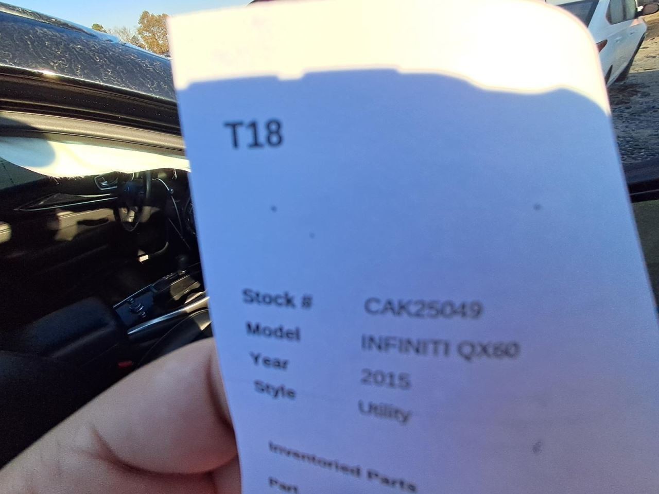 QX60 2015 Glove Box 4873619