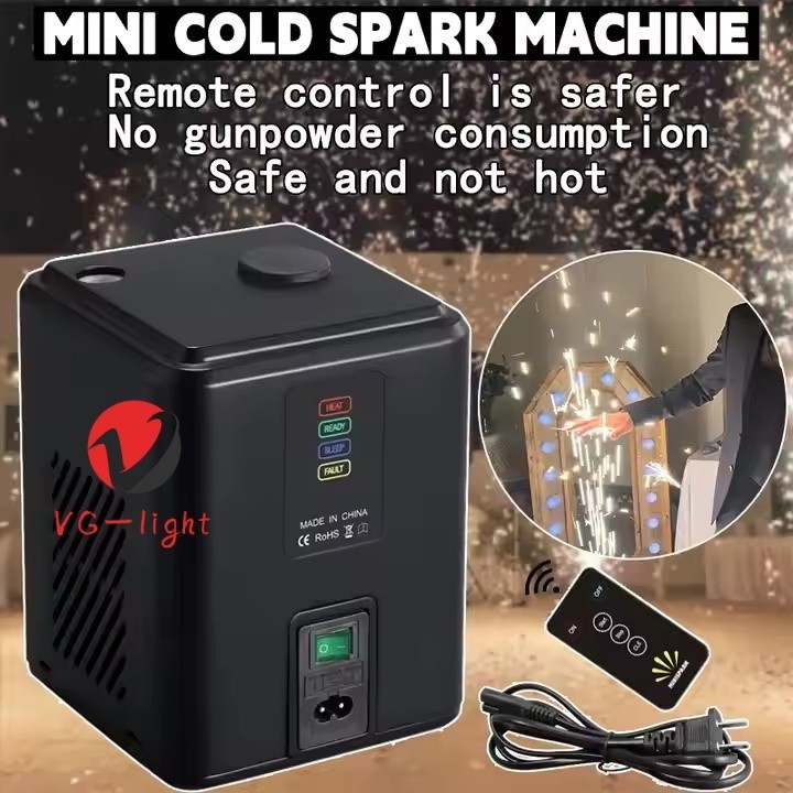 4PC Stage Cold Spark Machine Party Wedding 350W Mini Fireworks Effect Machine