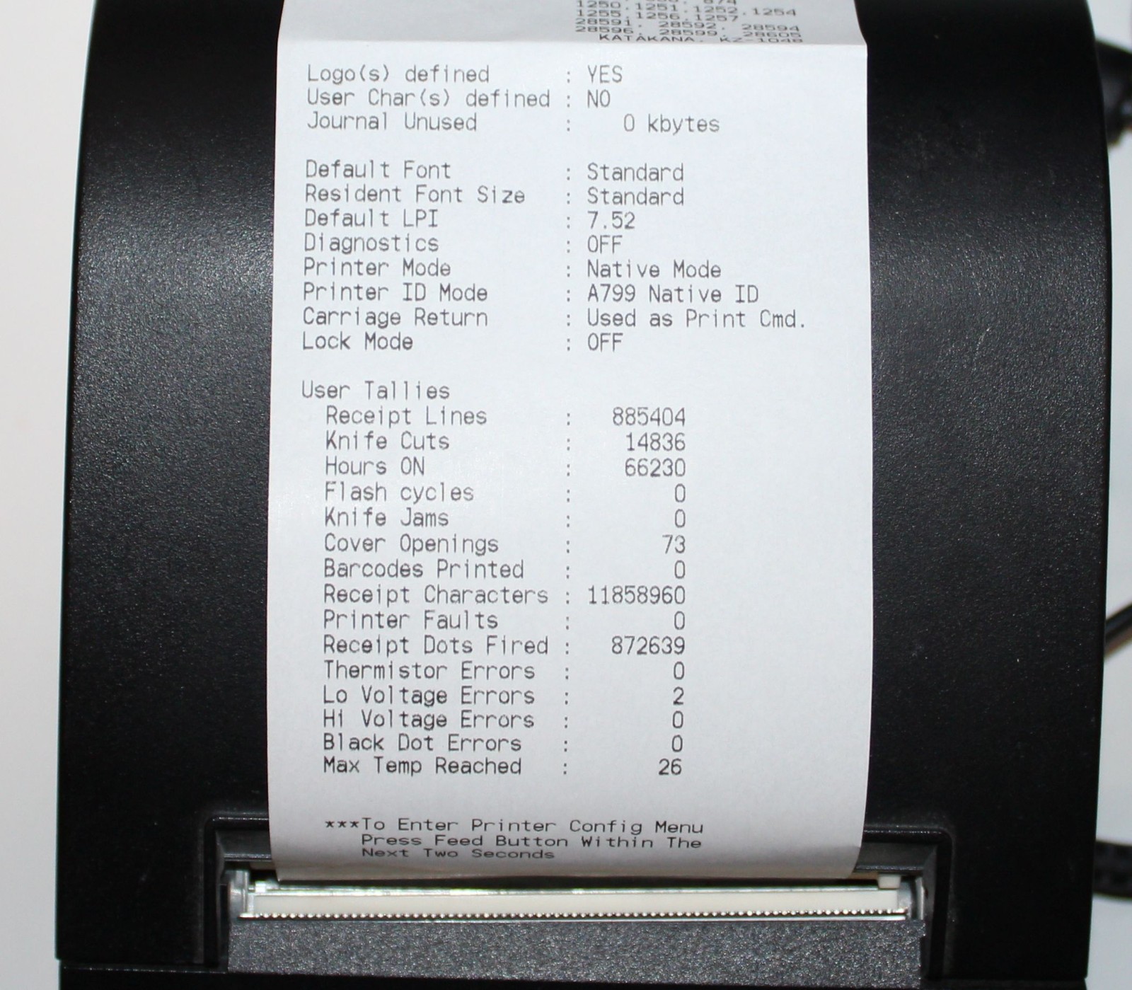 CognitiveTPG Thermal Receipt Printer Model A799-780D-ND01 - Tested