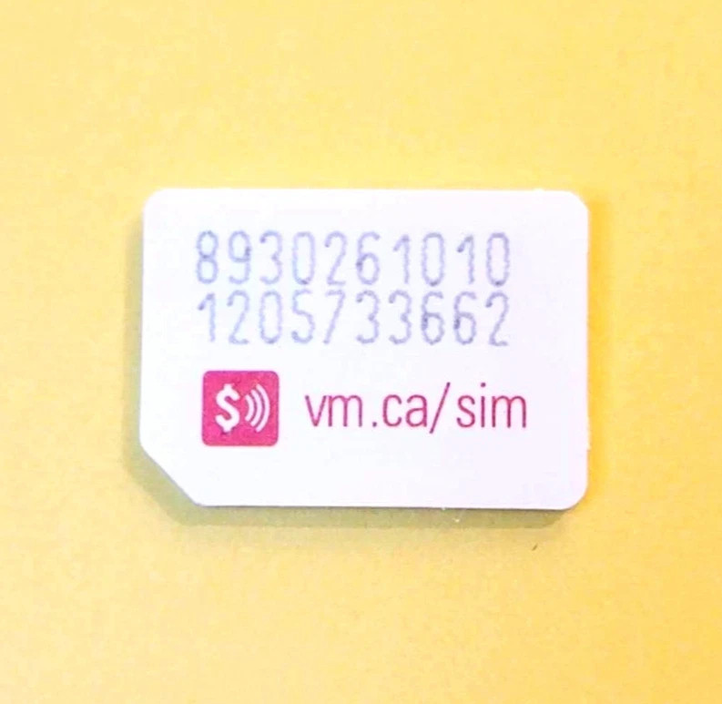 USED VIRGIN MOBILE CANADA NANO SIM CARD RESTORING TEST CELL PHONES BYPASS UNLOCK