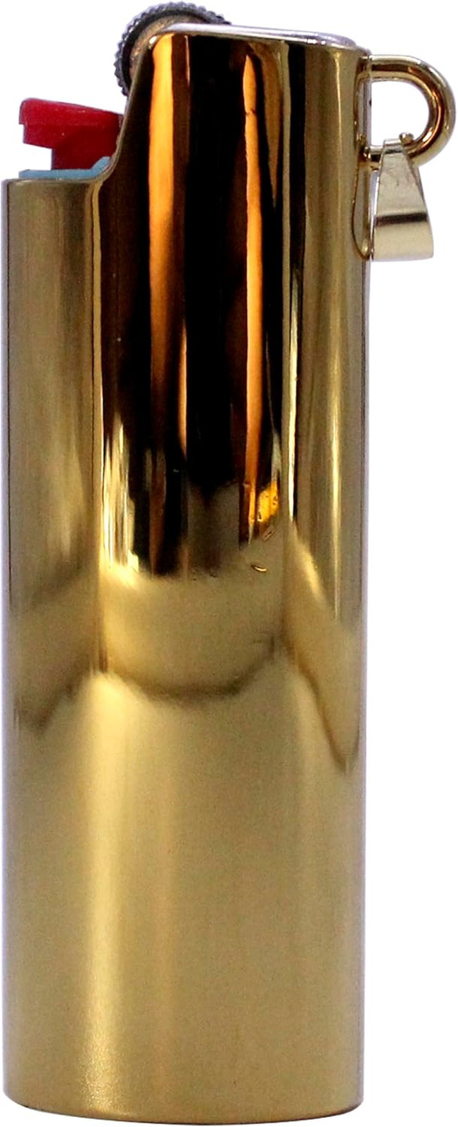 Metal J6 Lighter Case Cover Reusable for Bic Regular Lighters Sleeve Holder with
