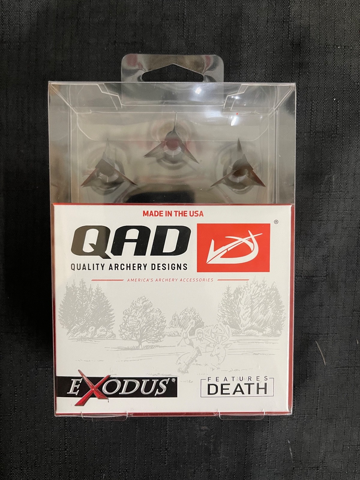 QAD Exodus Broadhead Full 100 Grain 3 Pack BX100F BRAND NEW