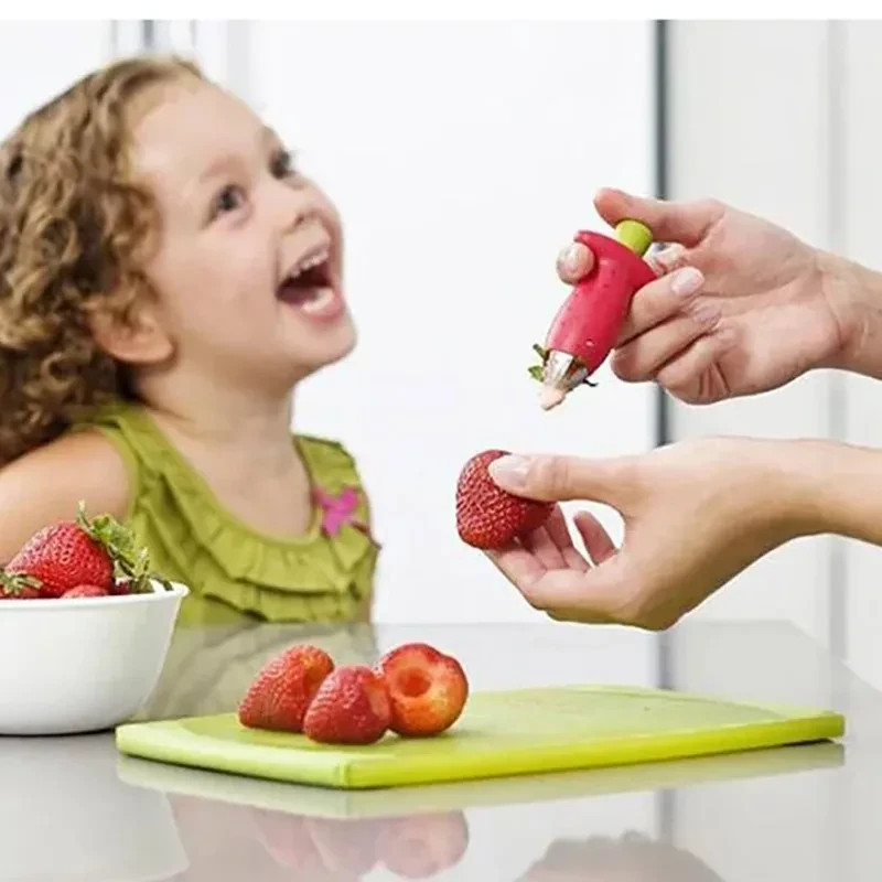 Tomato & Strawberry Stem Remover Fruit Corer Pineapple Seed Cutter Kitchen Tool