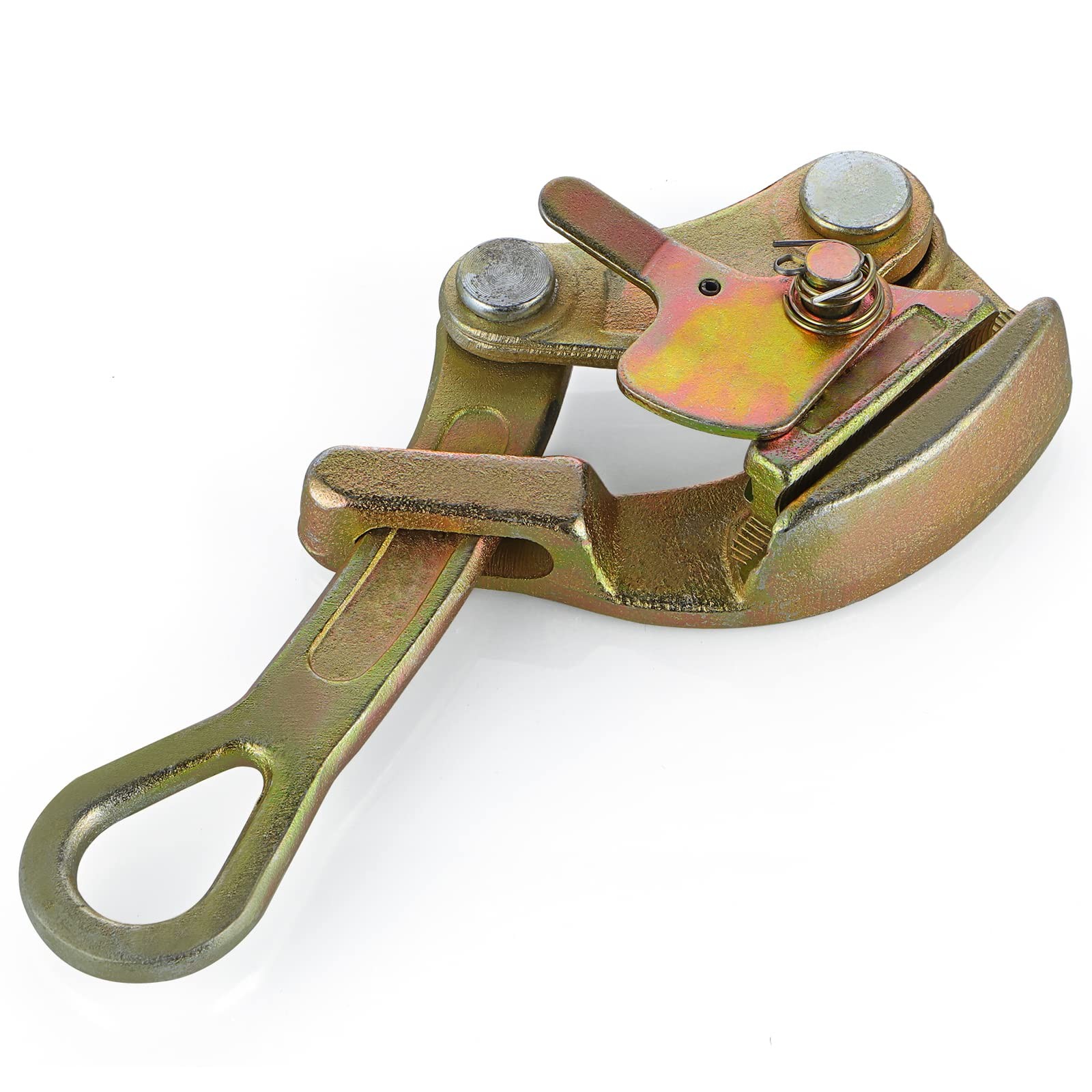 2T Wire Grip, Cable Gripper Puller, Steel Rope Jaw Pulling Tool for Zip Line,...