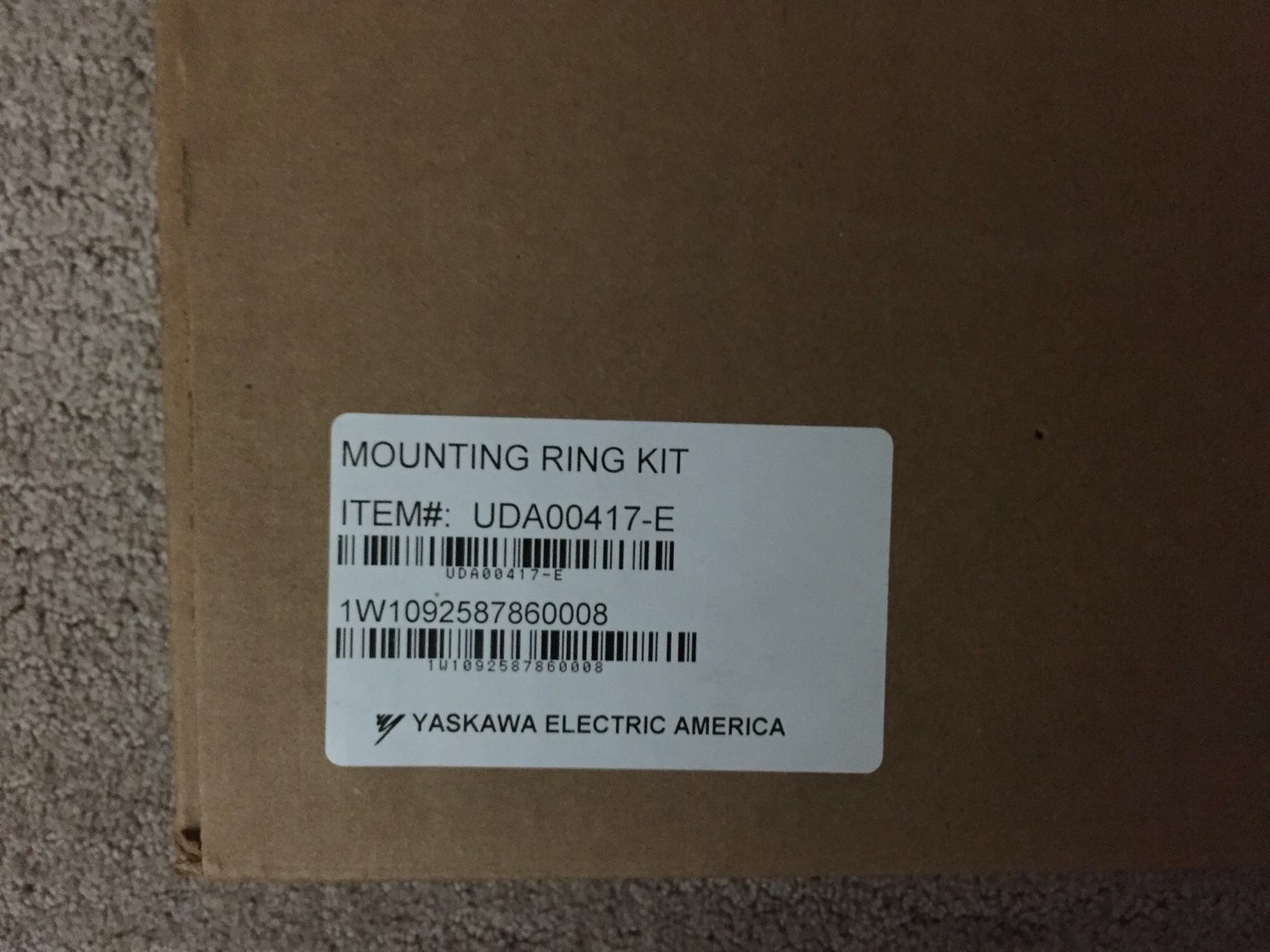 Yaskawa Mounting Ring Kit UDA00417-E or UDA00417E NEW in unopened box!