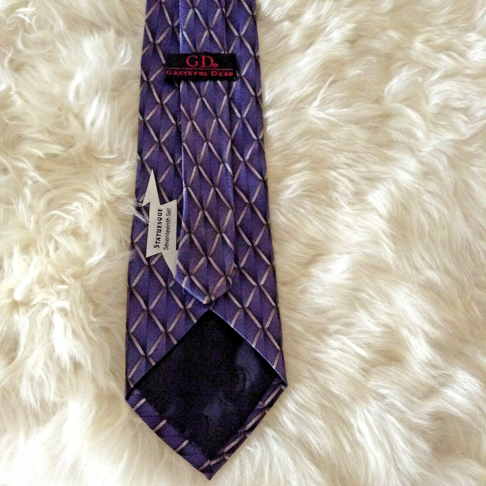 Authentic Rare Grateful Dead Statuesque Seventeenth Set Men's 100% Silk Tie
