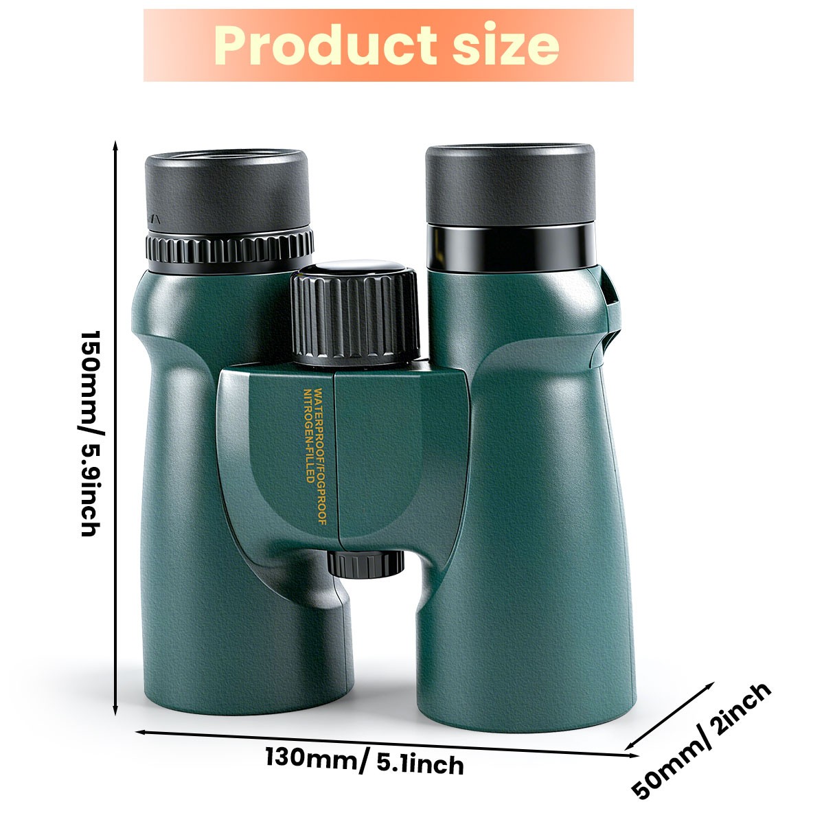 Powerful 10x42 Binoculars BAK4 HD Long Range Hunting Pro Bird Watching Telescope
