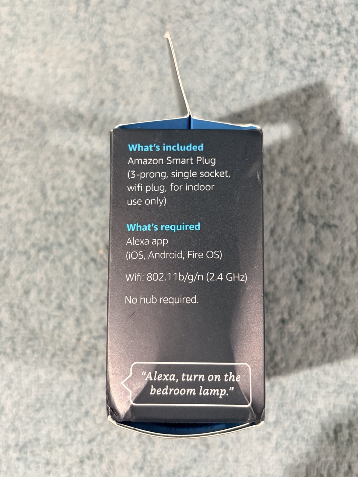 NIB Amazon Alexa Smart Plug — Wi-Fi Smart Home Device