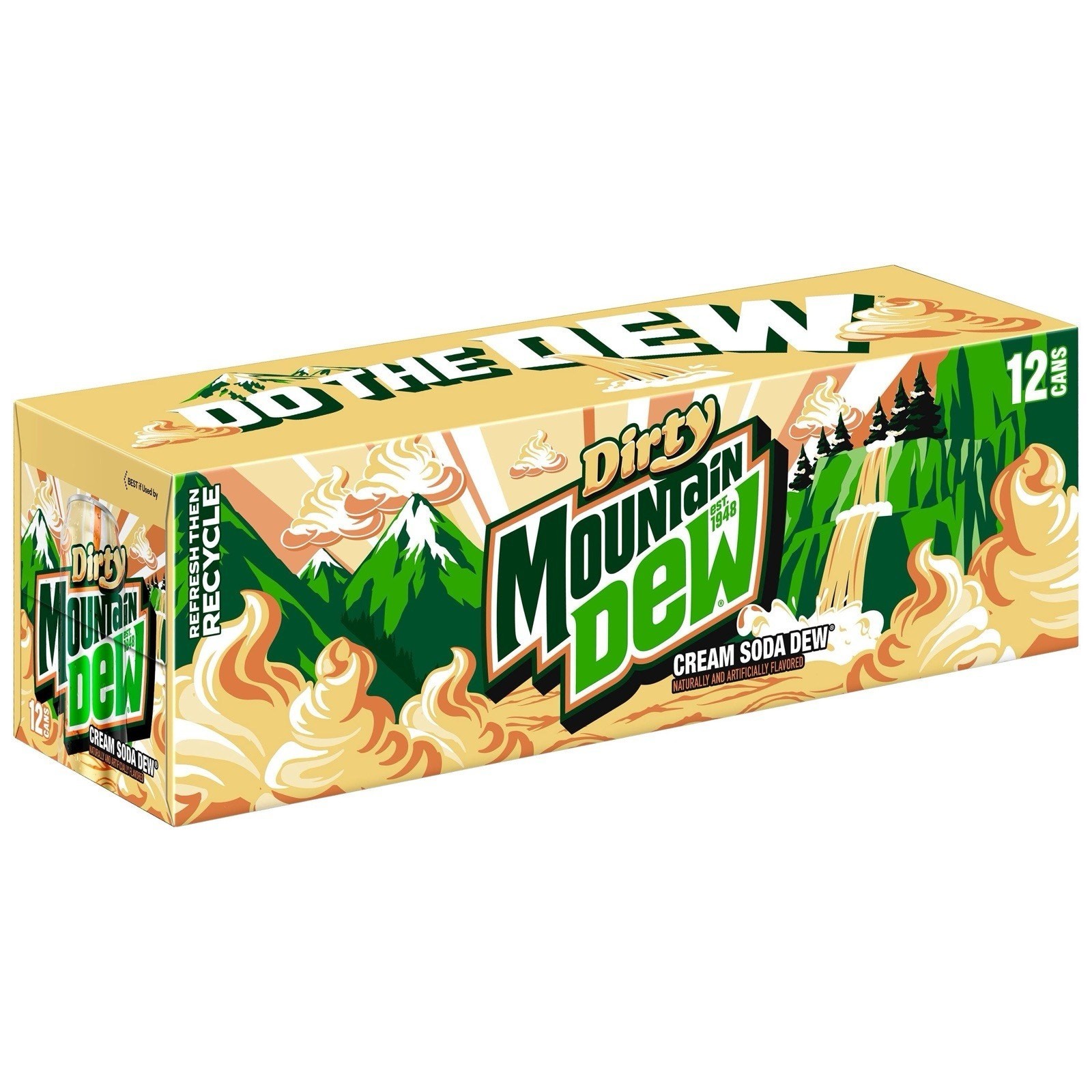 Dirty Mountain Dew - 12 Pack Cans (2 Packs)