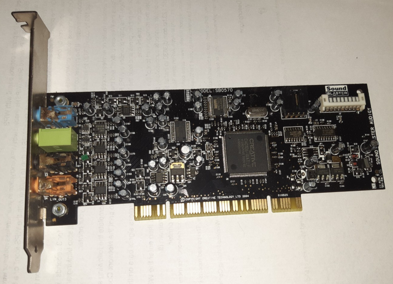 Creative SOUND BLASTER AUDIGY SB0570 PCI Sound Card 7.1 ch ✈️Free Shipping 🚛 📦