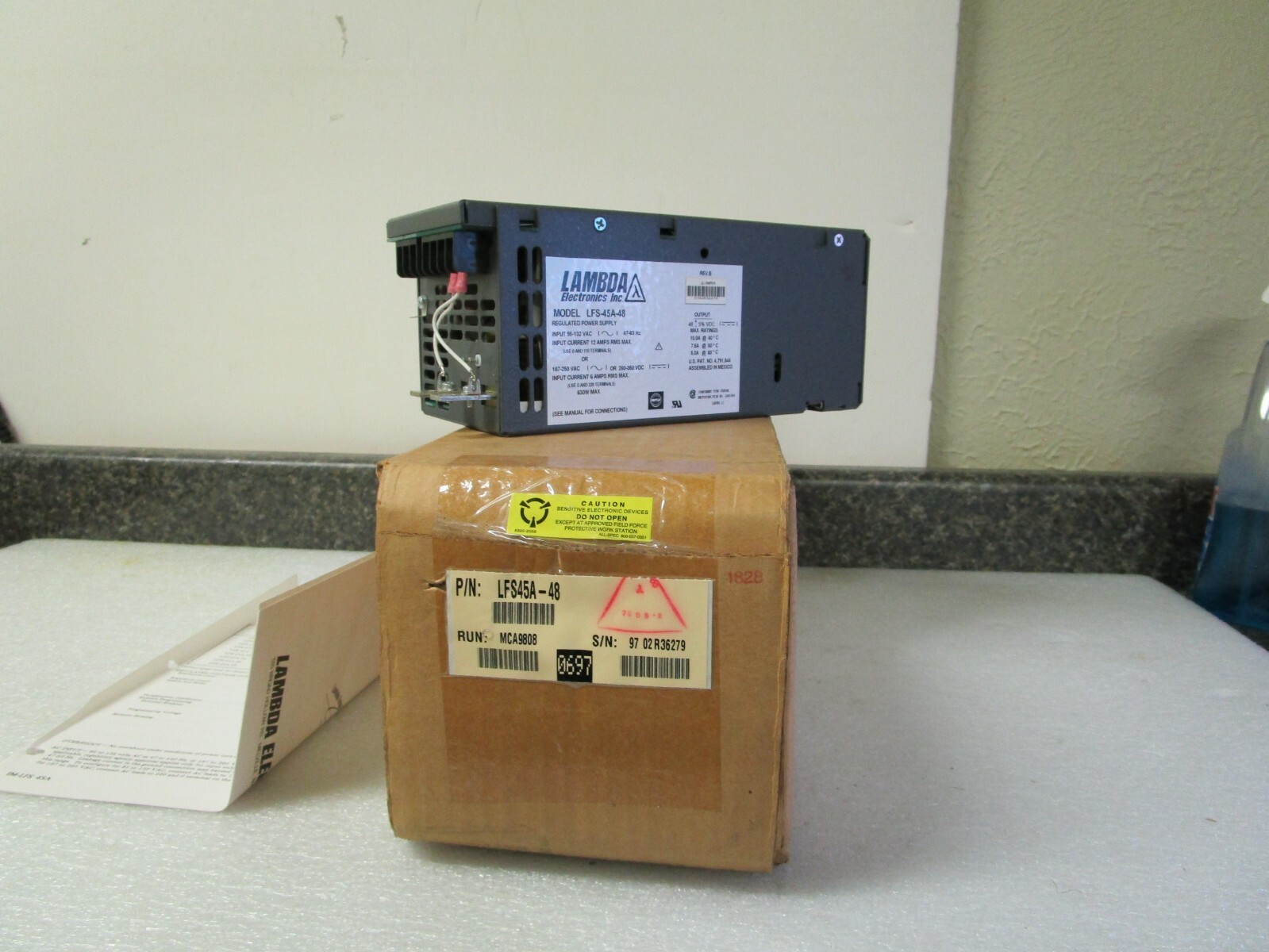 New! Lambda Electronics Inc. LFS-45A-48 Regulated Power Supply - US Ship!