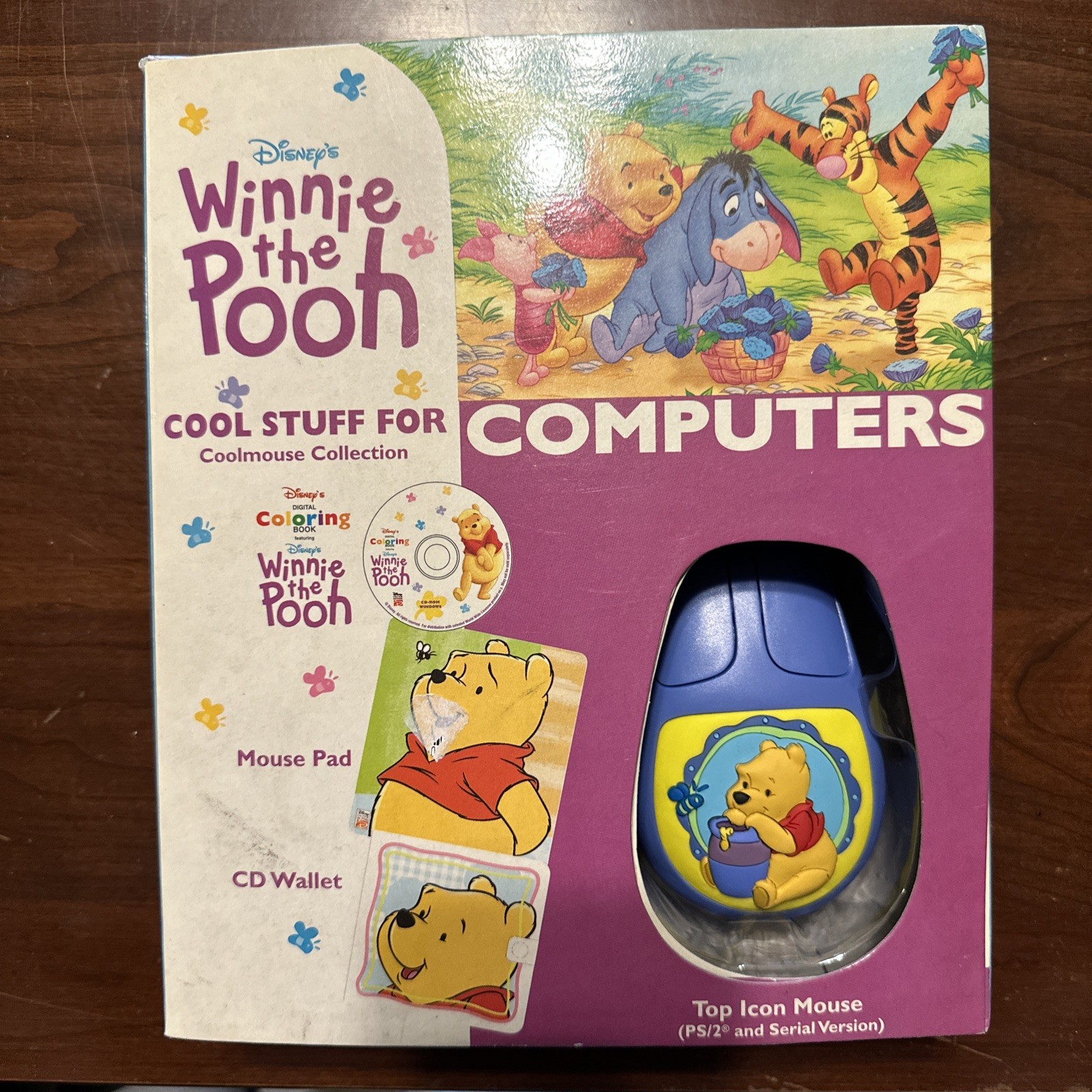Disney Winnie The Pooh Cool Stuff For Computers Mouse 90’s With Art Software