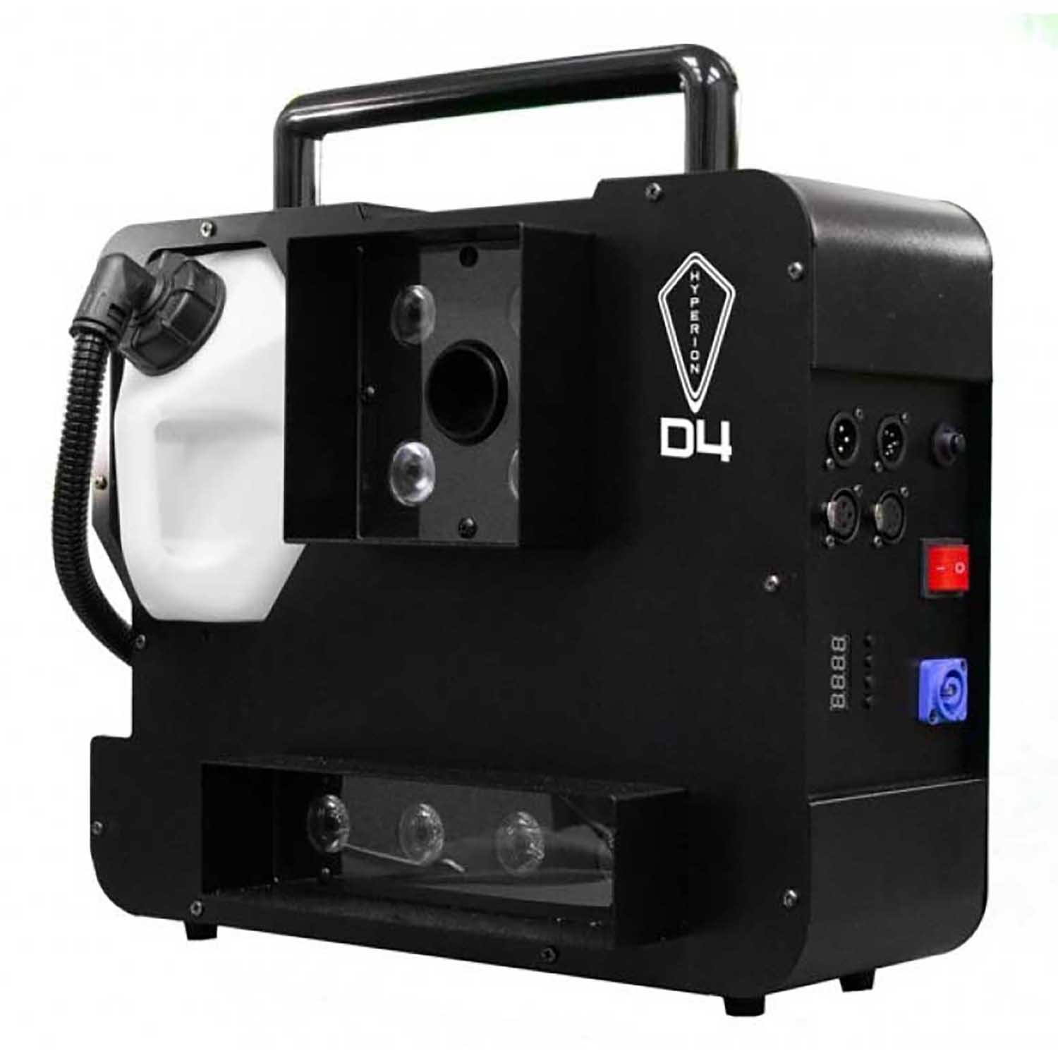 Froggy's Fog Hyperion D4 1550 Watt 2 Color Smoke Upshot Fog Machine w/ HEX LEDs