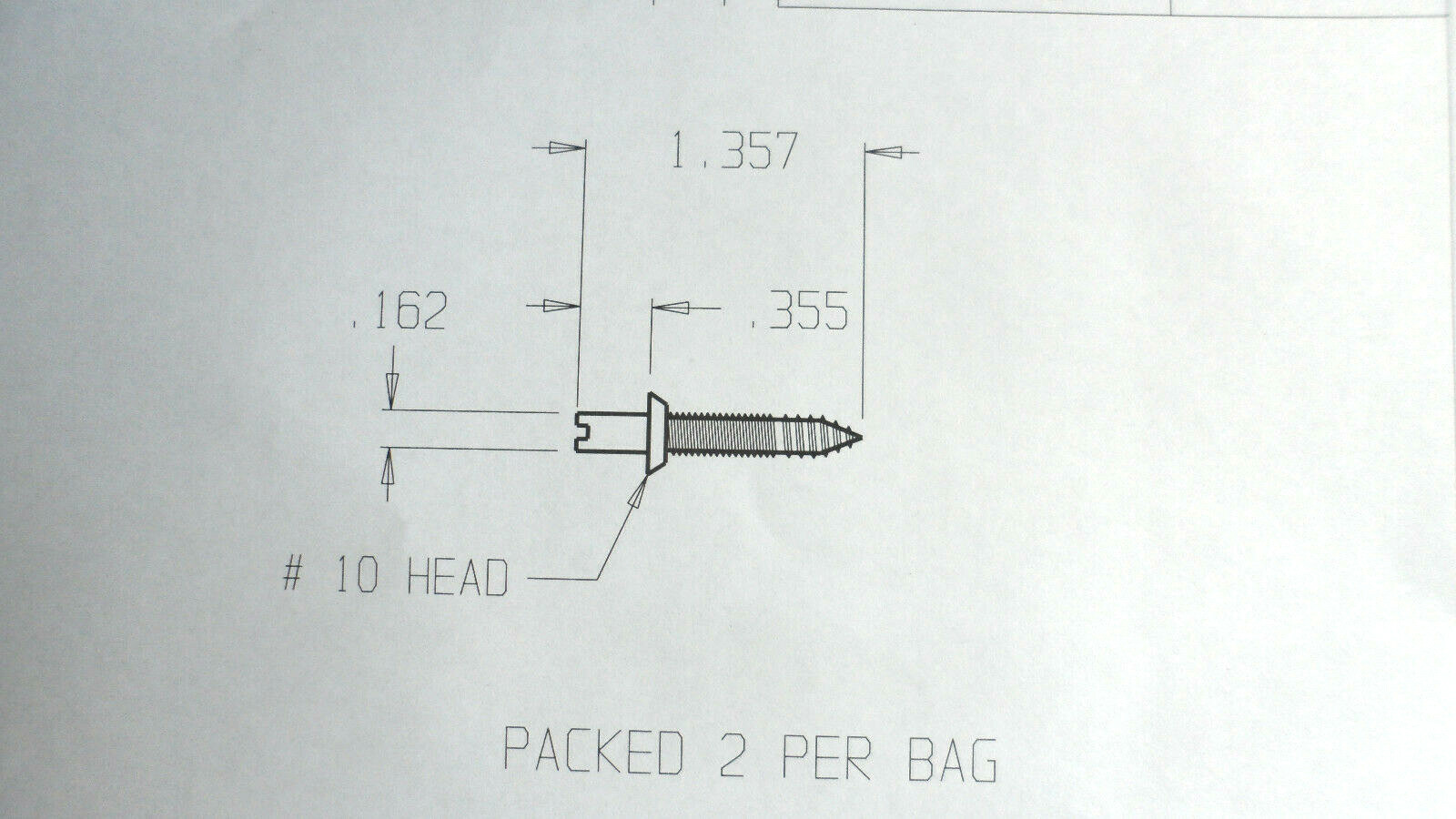 Outswing Hinge Security Screws for hinges with removable hinge pins in 2 Sizes