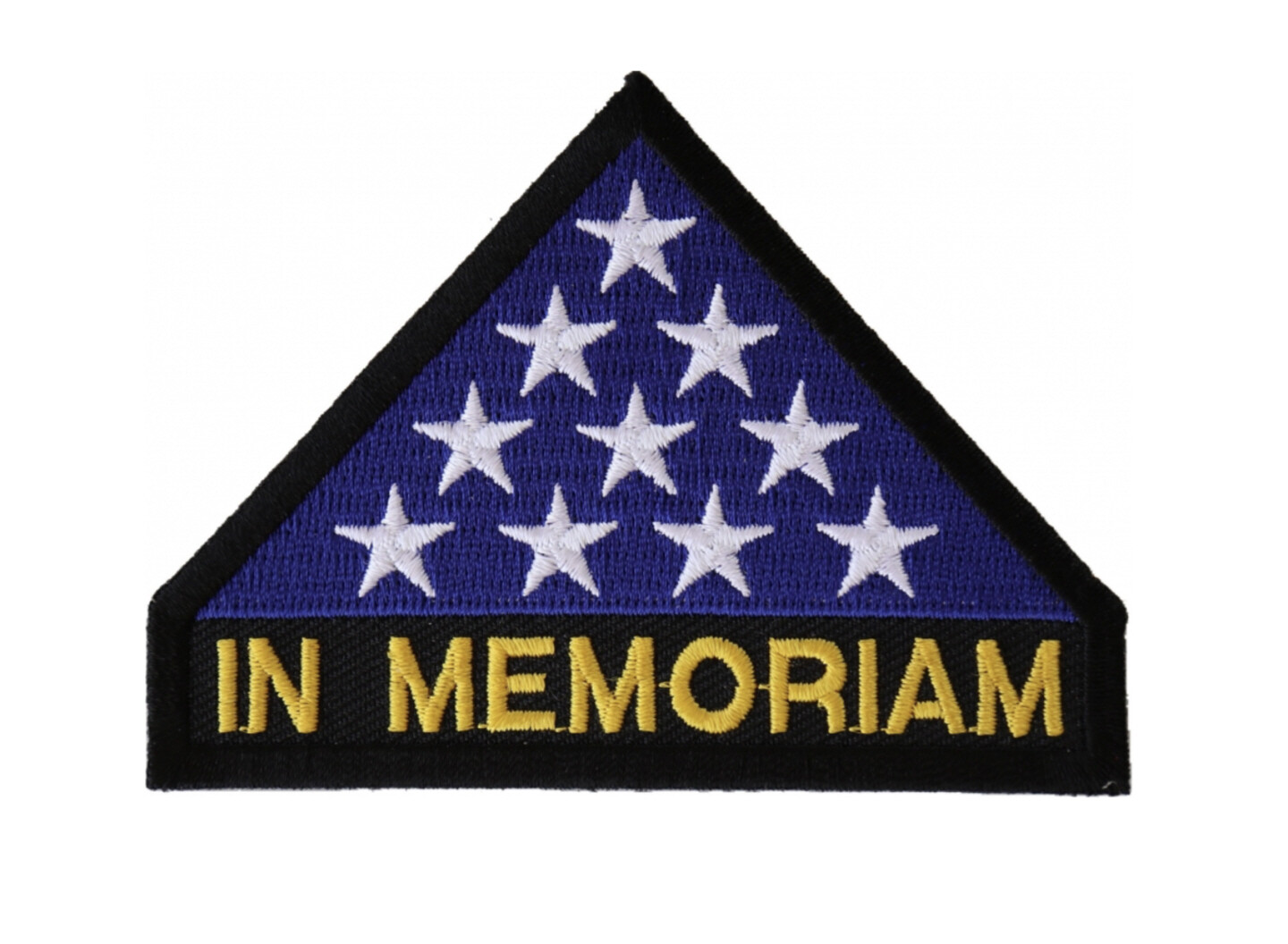 IN MEMORIAM FOLDED PATCH 3.5" X 2.5"