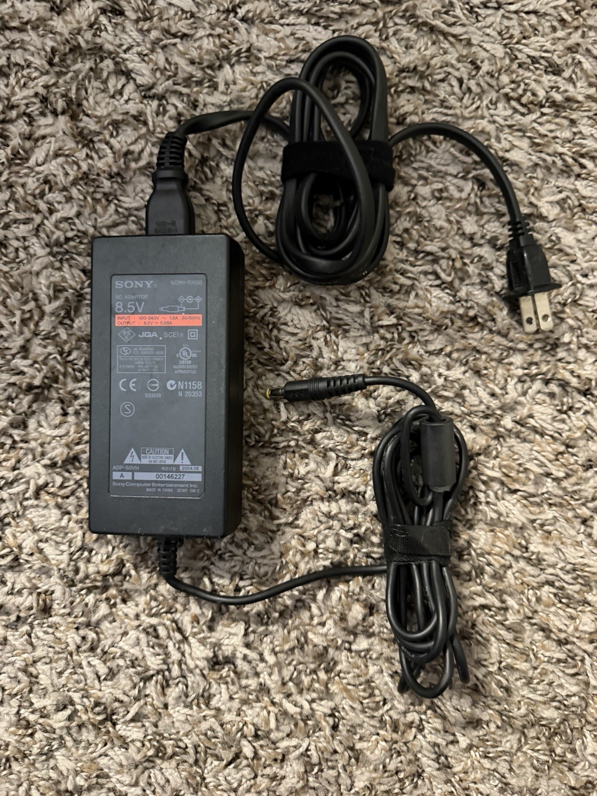 Sony 8.5V AC Adapter Power Supply for PlayStation 2 SCPH-70100 ADP-50VH