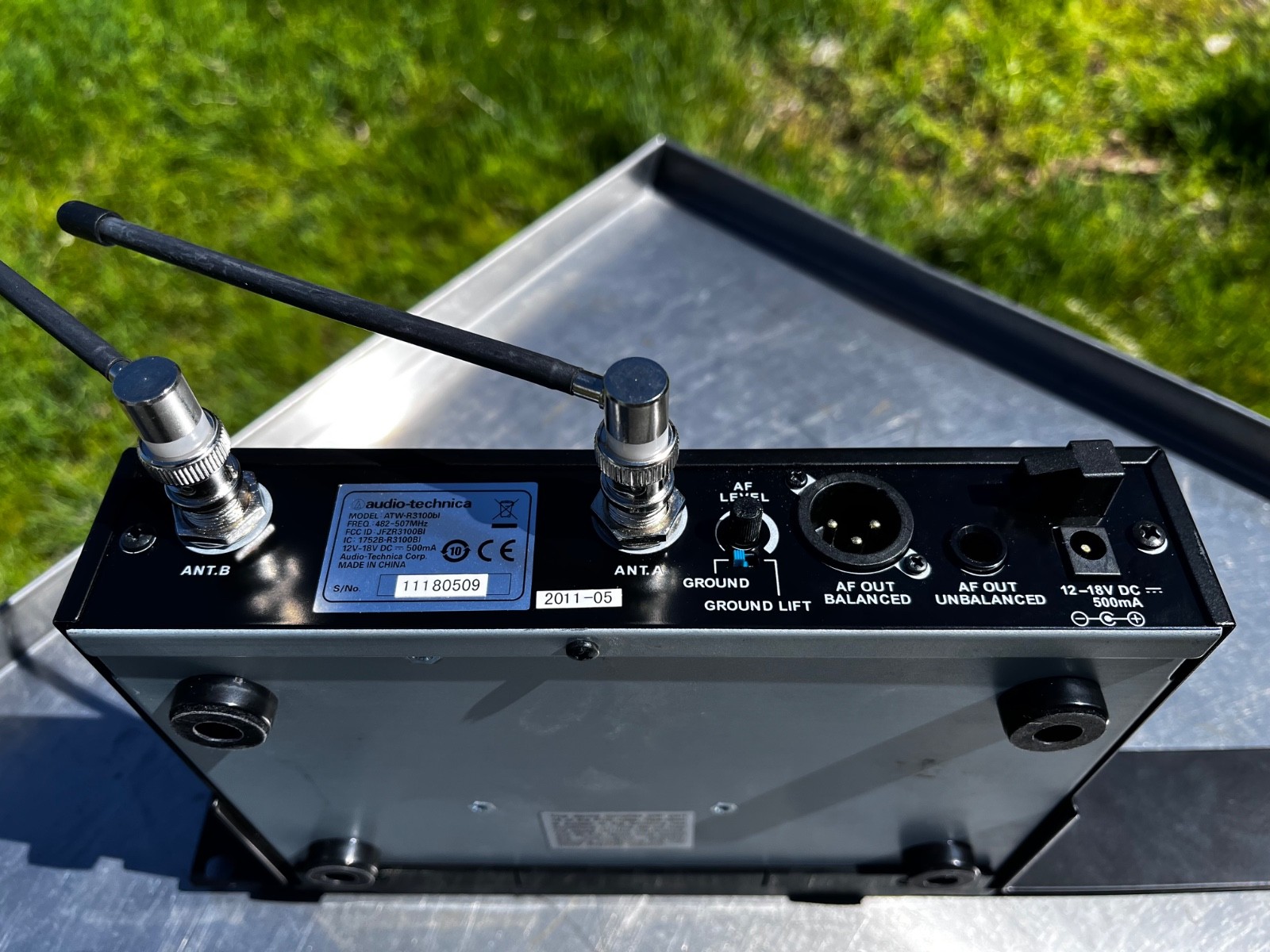 Audio Technica Diversity Receiver AtW-R3100b rack mount 482 - 507MHz Unit Only