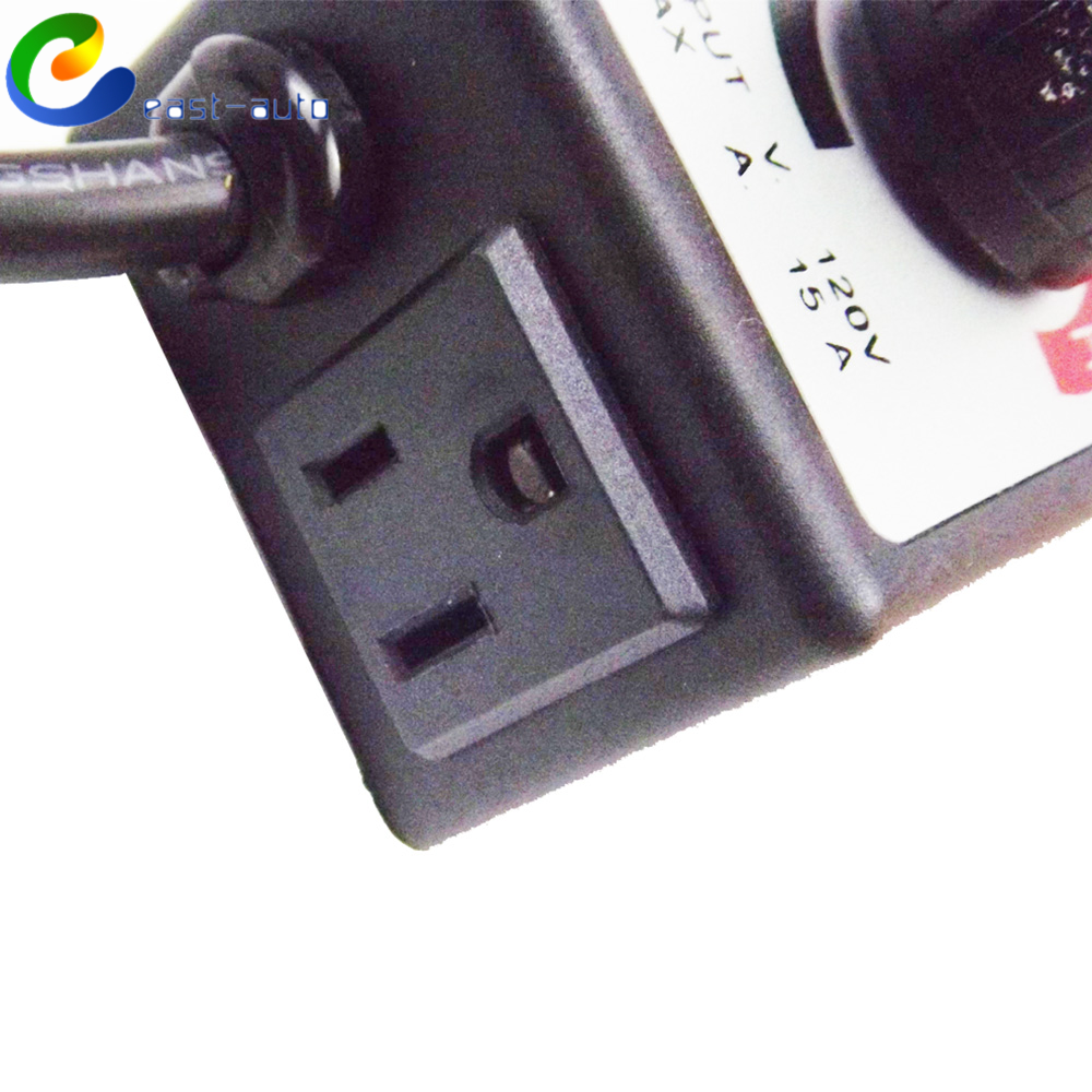 AC 120V 15A Router Fan Variable Voltage Speed Controller Electric Motor Rheostat