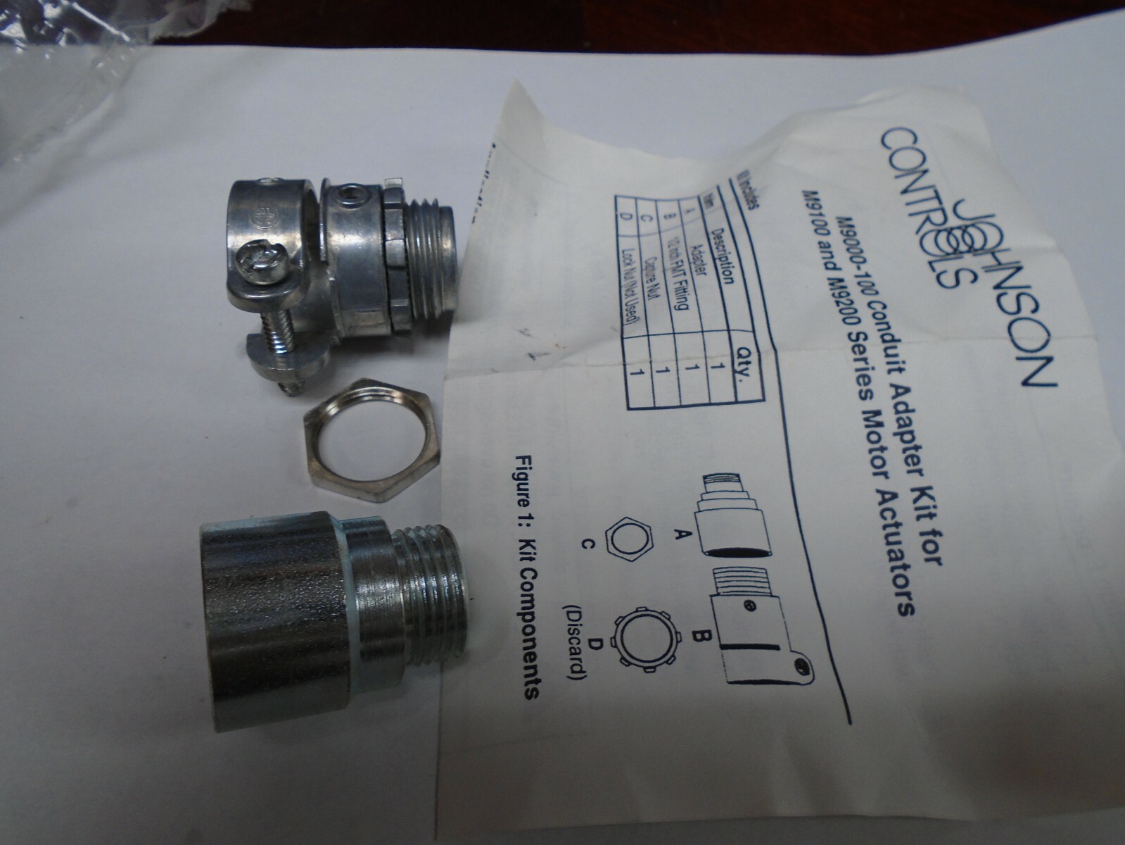 Johnson Controls VA-7150-1900 Conduit Adapter 826E