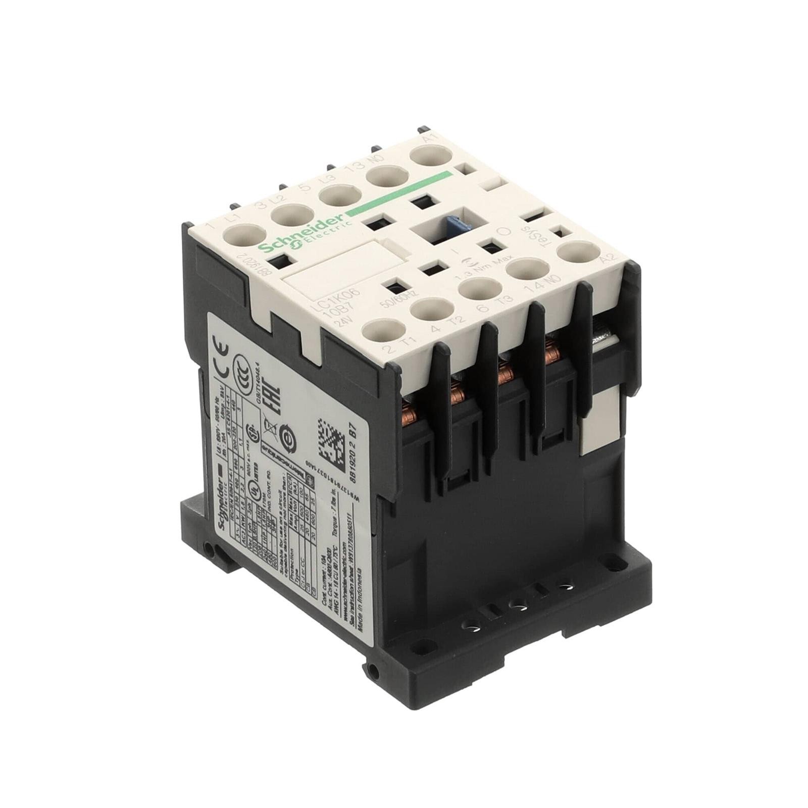 CONTACTOR,6A,24V,3P,SQD LC1K06 383680 - Genuine OEM Replacement Part