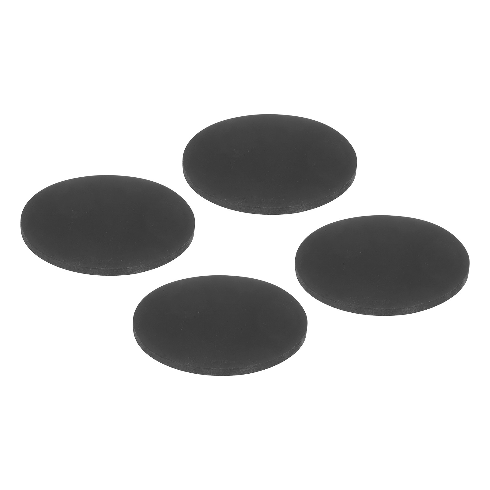 4 Pcs Non Slip Furniture Pads 115mm x 5mm, Adhesive Backed Rubber Feet