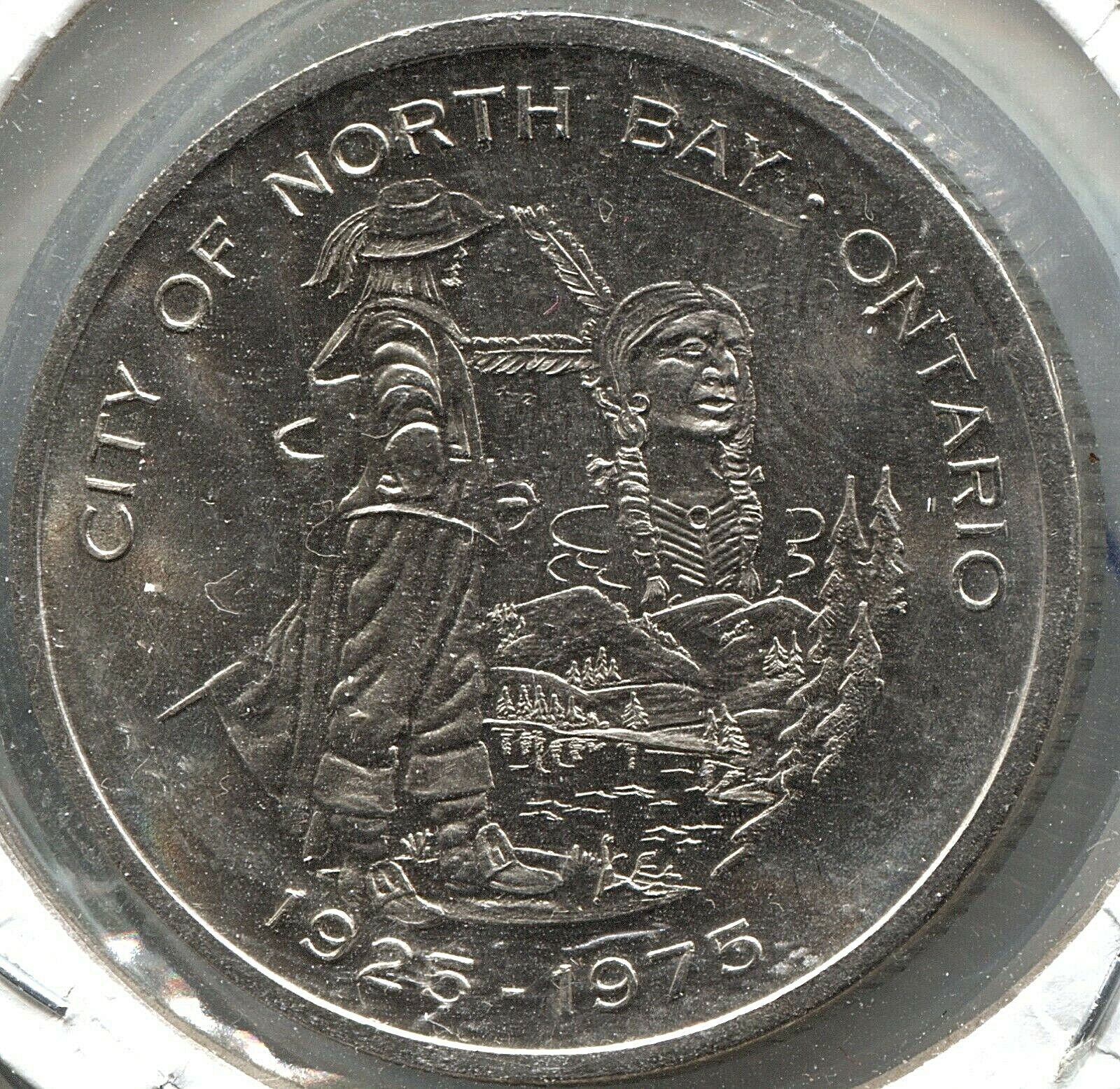 1975 City of North Bay - 50th Anniversary - Ontario, Canada - Lot # EC 3672