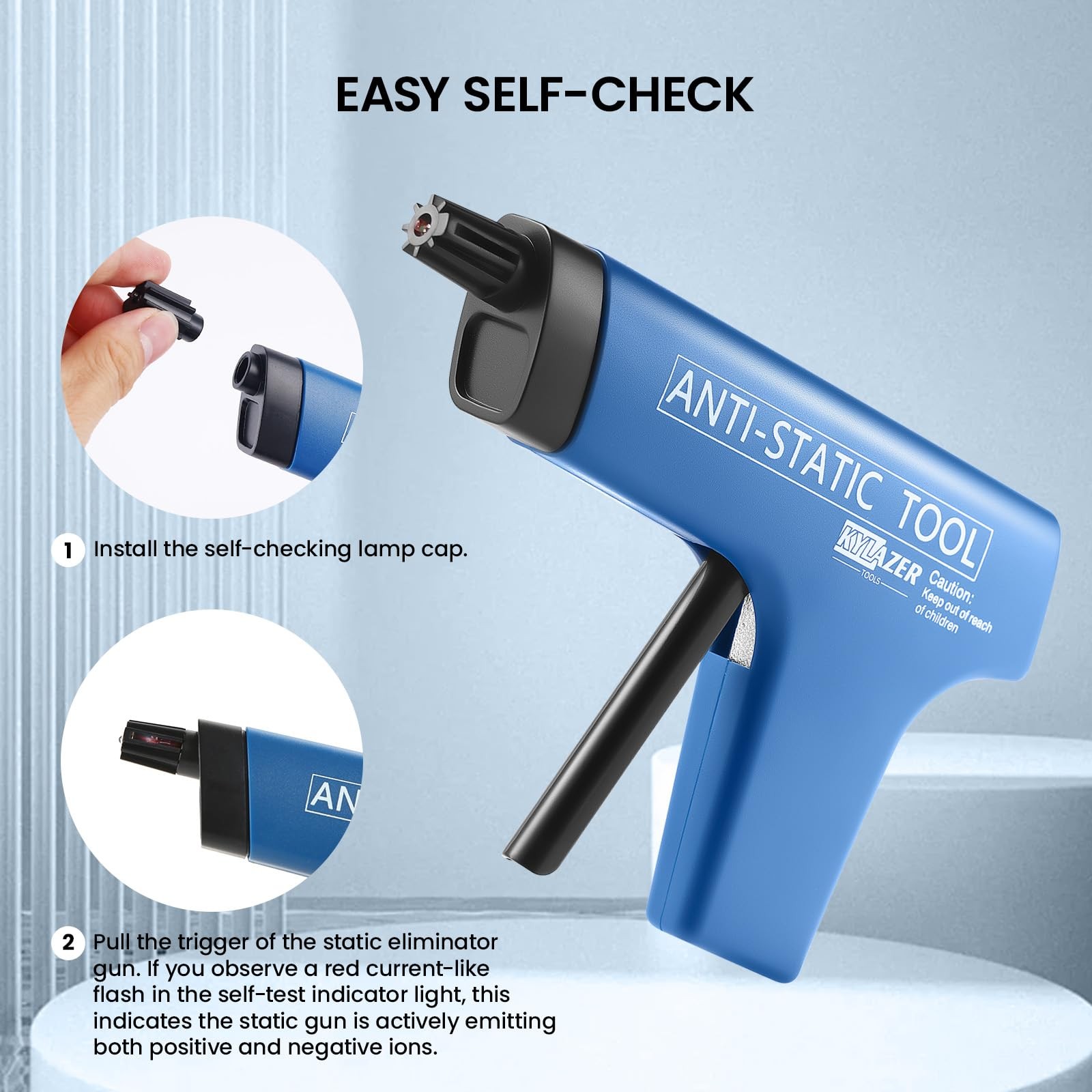 Anti Static Gun | Static Eliminator | Static Neutralizer Gun | Static Electricit