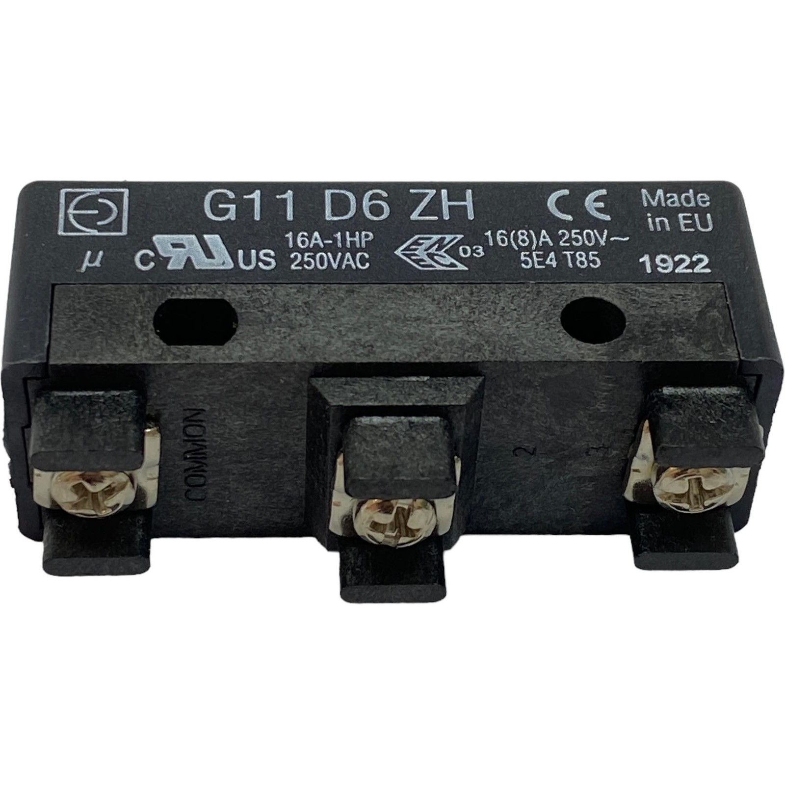G11D6ZH SPDT Momentary Pushbutton Switch 5E4T85 16A/1HP