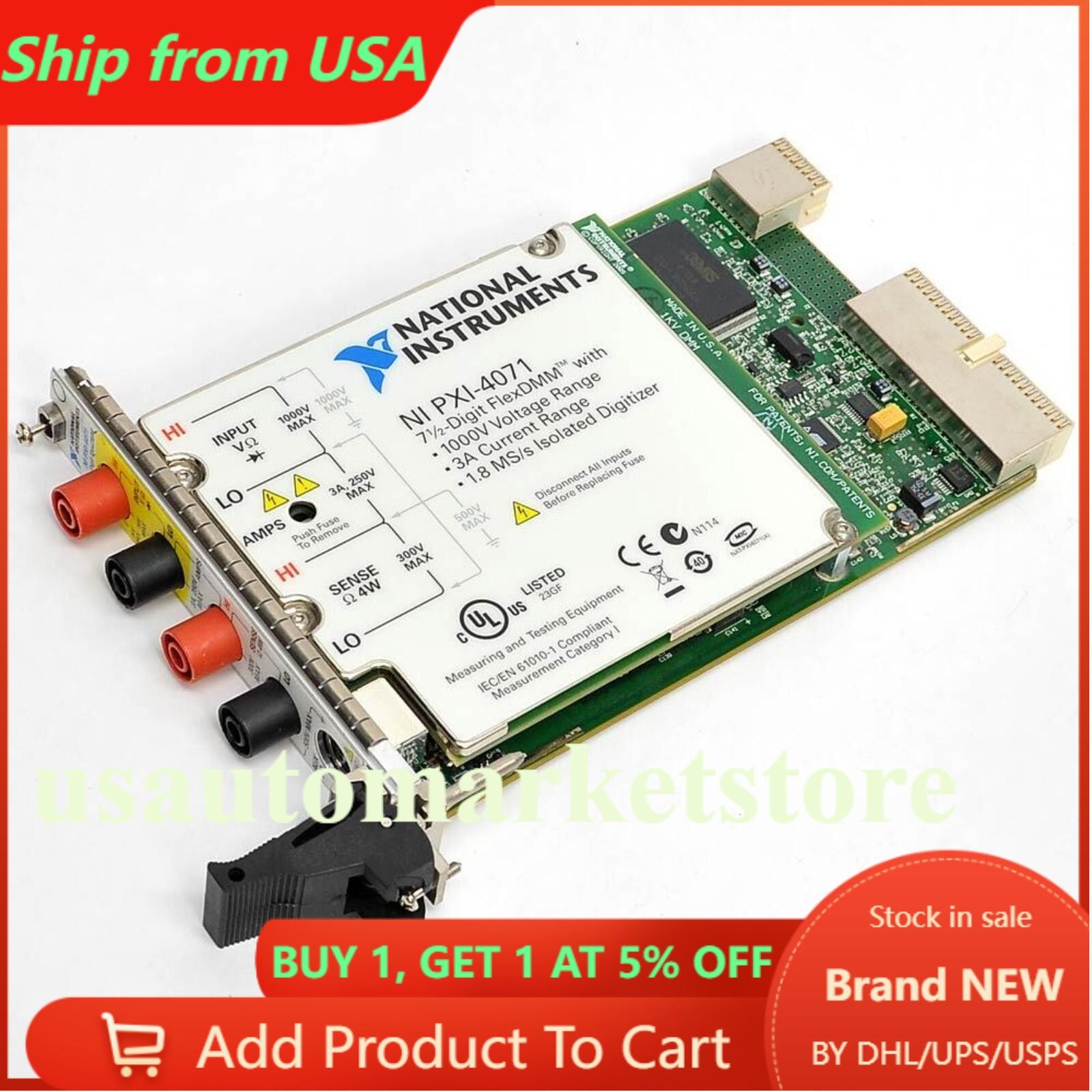 US Free TAX NEW NI PXI-4071 PXI4071 PXI Digital Multimeter.