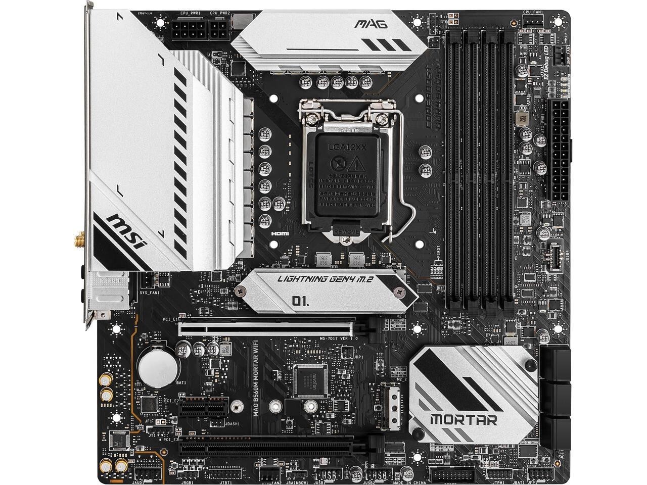 MSI MAG B560M MORTAR WIFI LGA 1200 Intel B560 Micro ATX Intel Motherboard