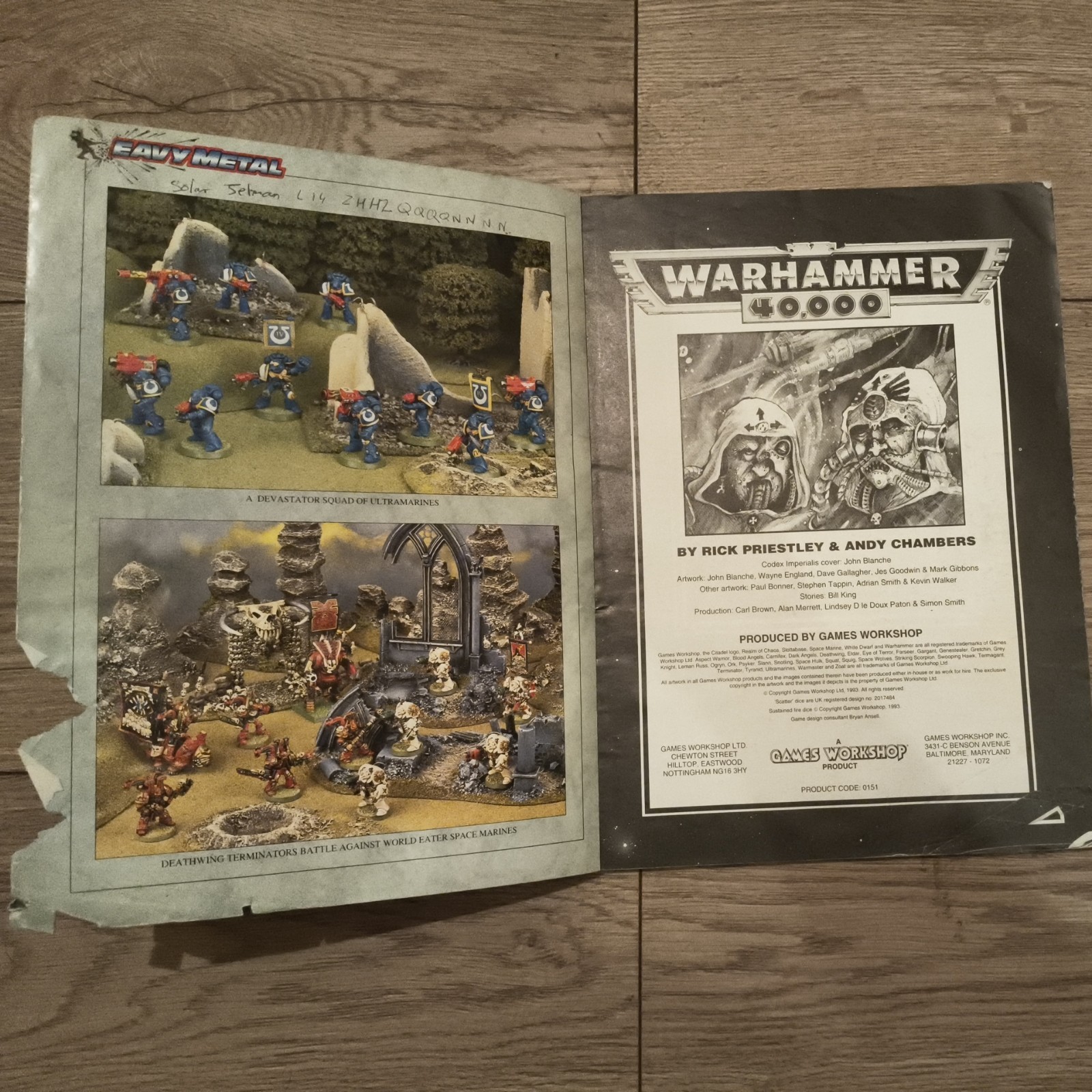 Codex Imperialis, Rogue Trader 2nd Ed, 1993 Warhammer 40k