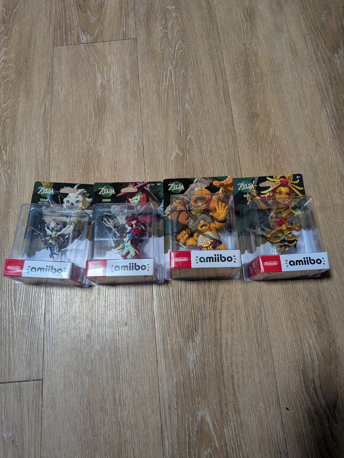 New The Legend of Zelda Tears of the Kingdom amiibo - Tulin, Yunobo, Sidon, Riju