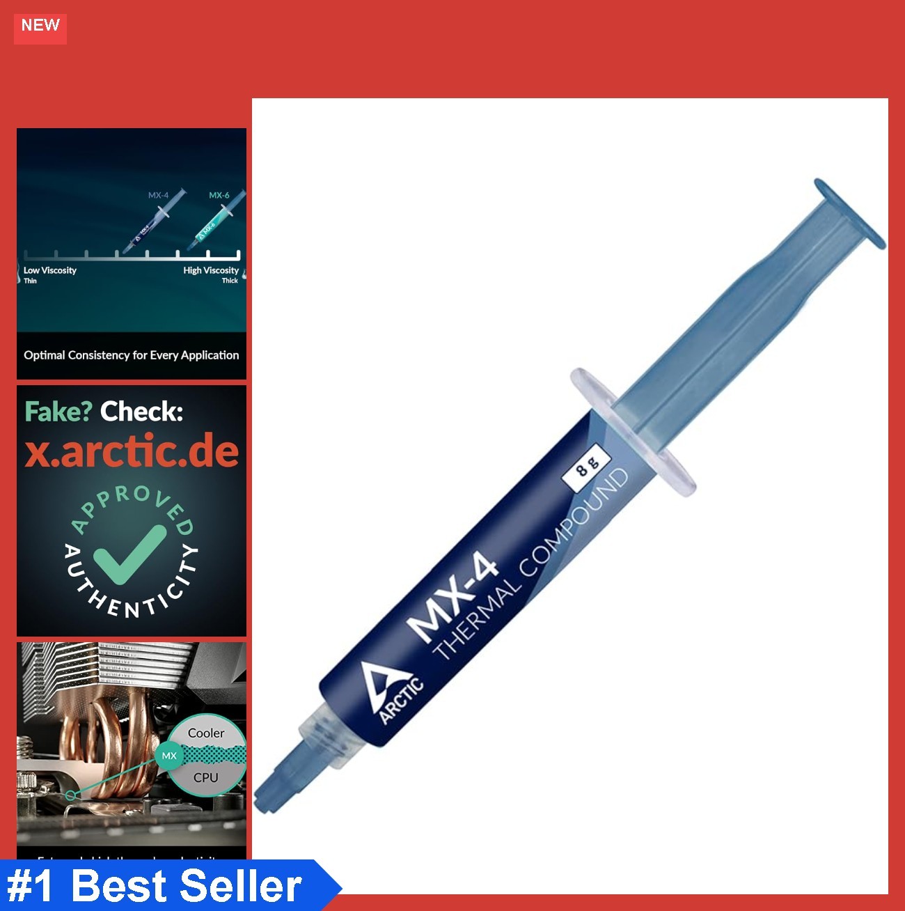 Thermal Paste 8g Carbon Microparticles High Thermal Conductivity CPU GPU