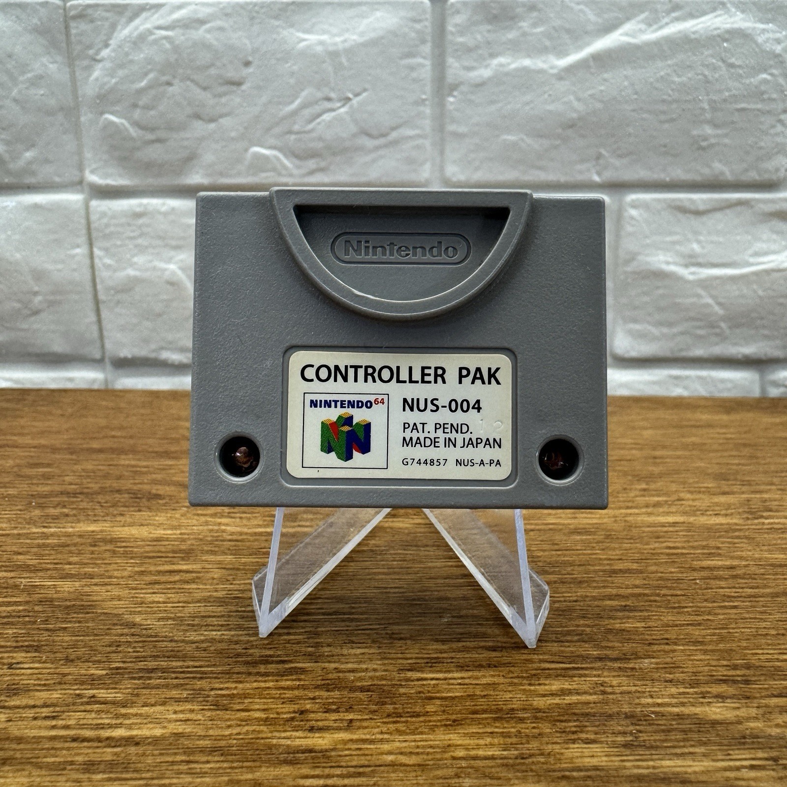 N64 Controller Pak NUS-004 OEM Nintendo 64 Memory Card Refurbished Tested