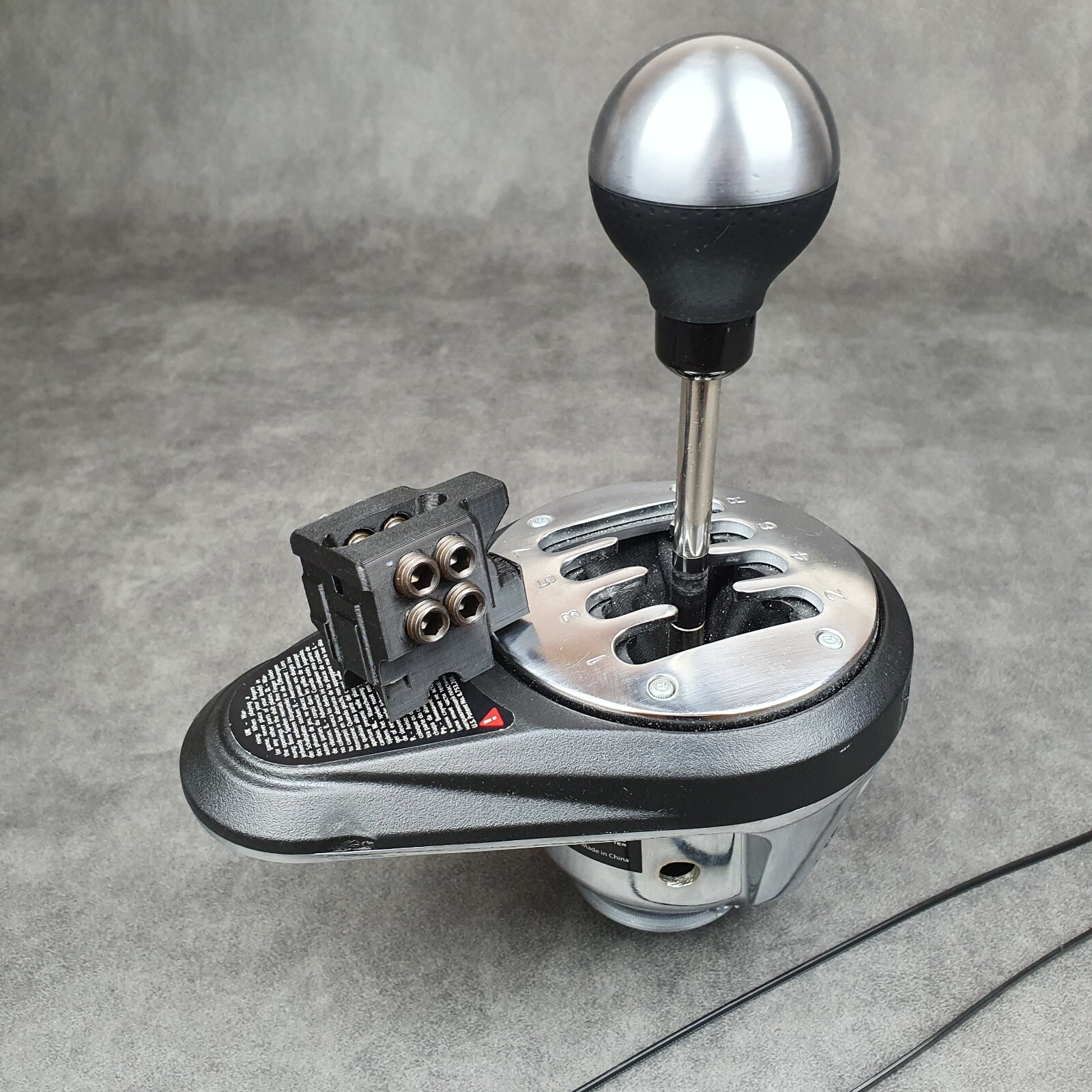 Thrustmaster TH8A H-pattern shifter mod.