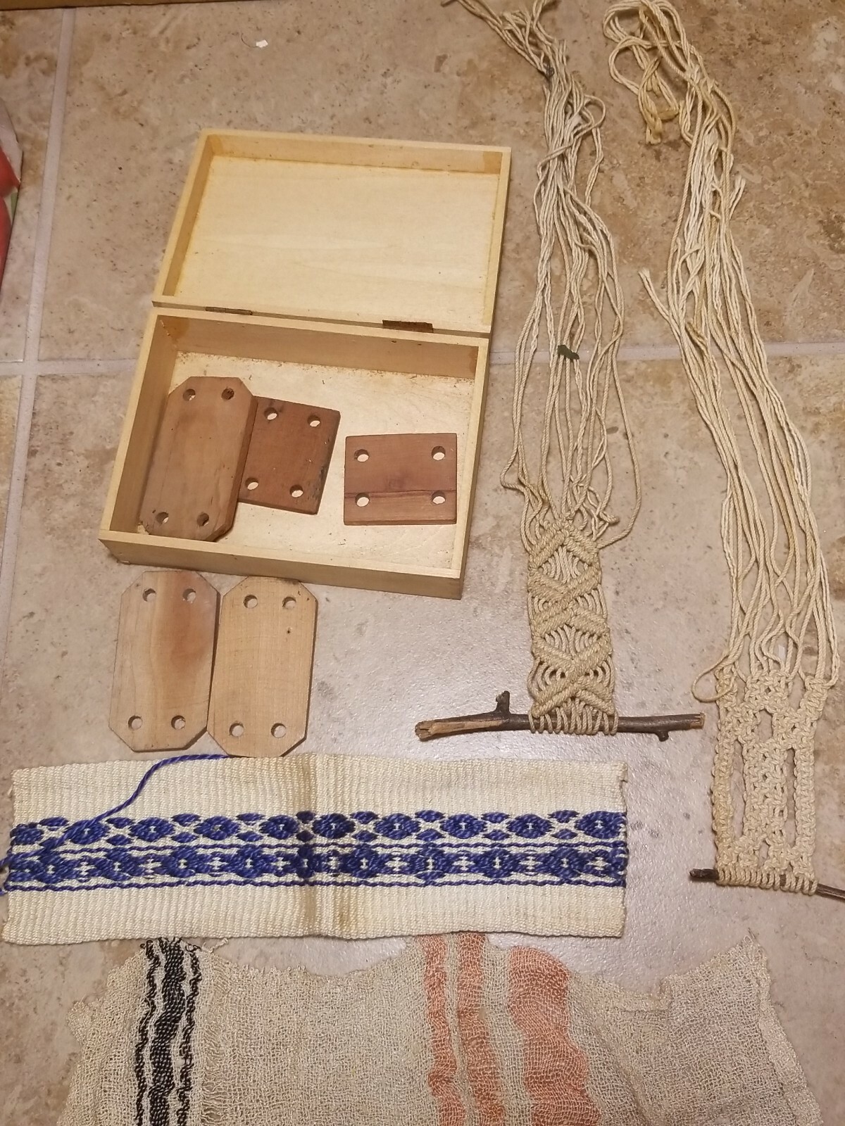 VTG Weaving loom, Handweaving set