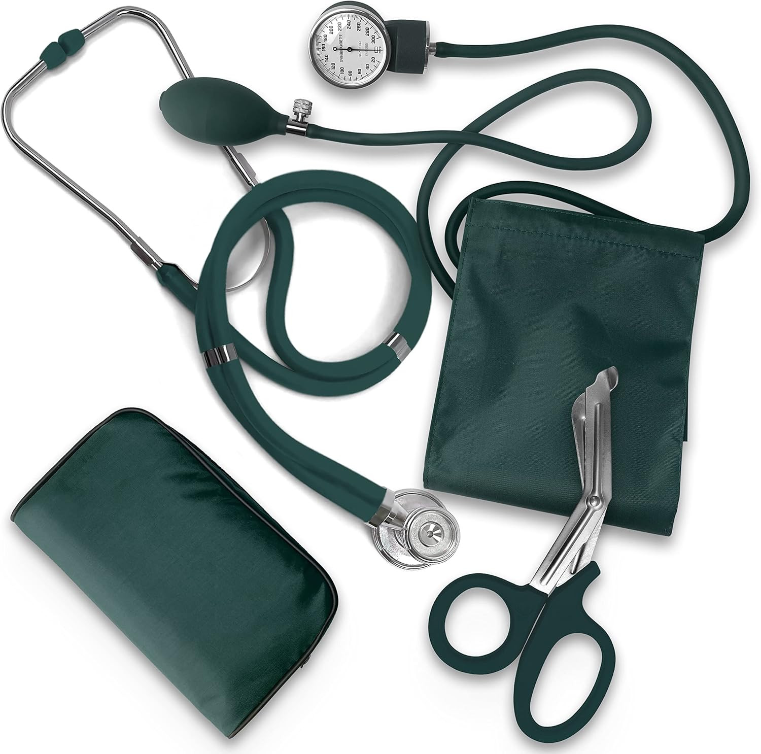 Paquete de inicio de estetoscopio para enfermeras EMT, monitor de presión arteri