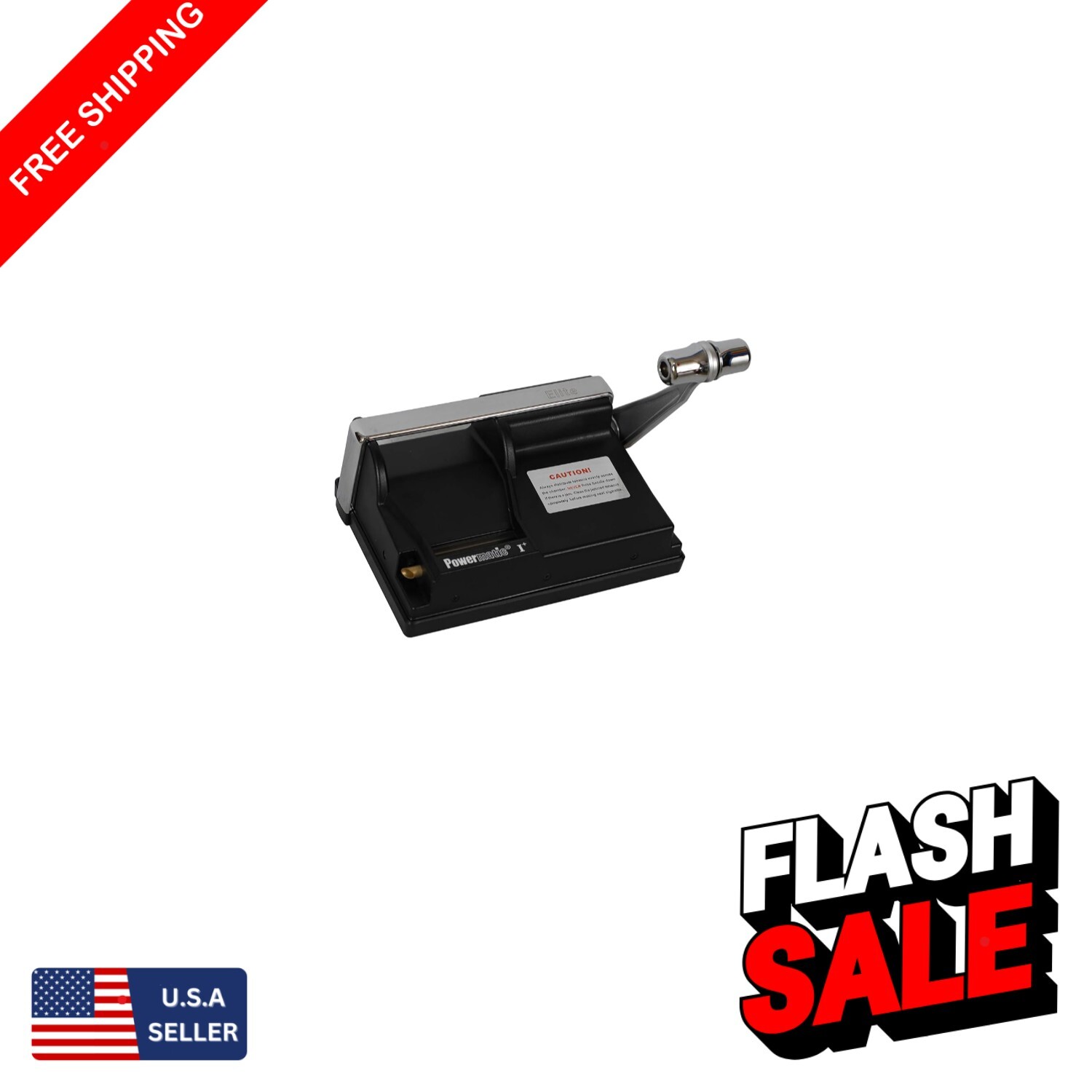 Durable I Elite Manual Cigarette Rolling Machine with Accessories - Black