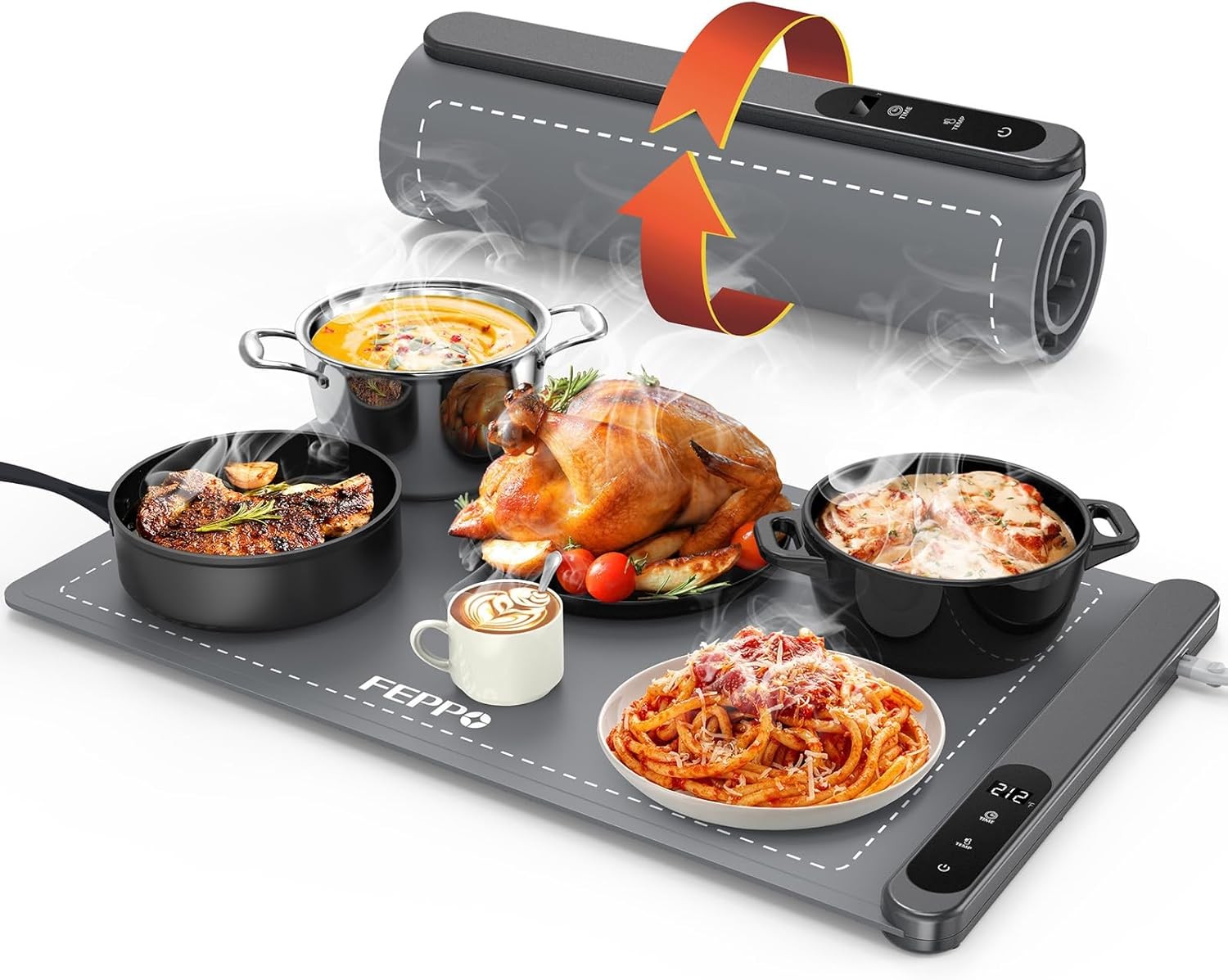 FEPPO food-grade thermal pad, upgraded high-tech graphene heating film.
