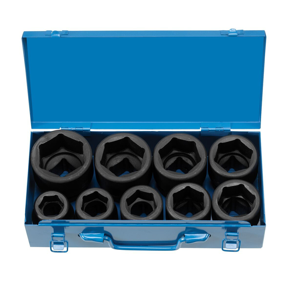 9PCs 1" INCH DRIVE DR DEEP SAE SIZE IMPACT SOCKET WRENCH (1"-2") Vehicle Repair