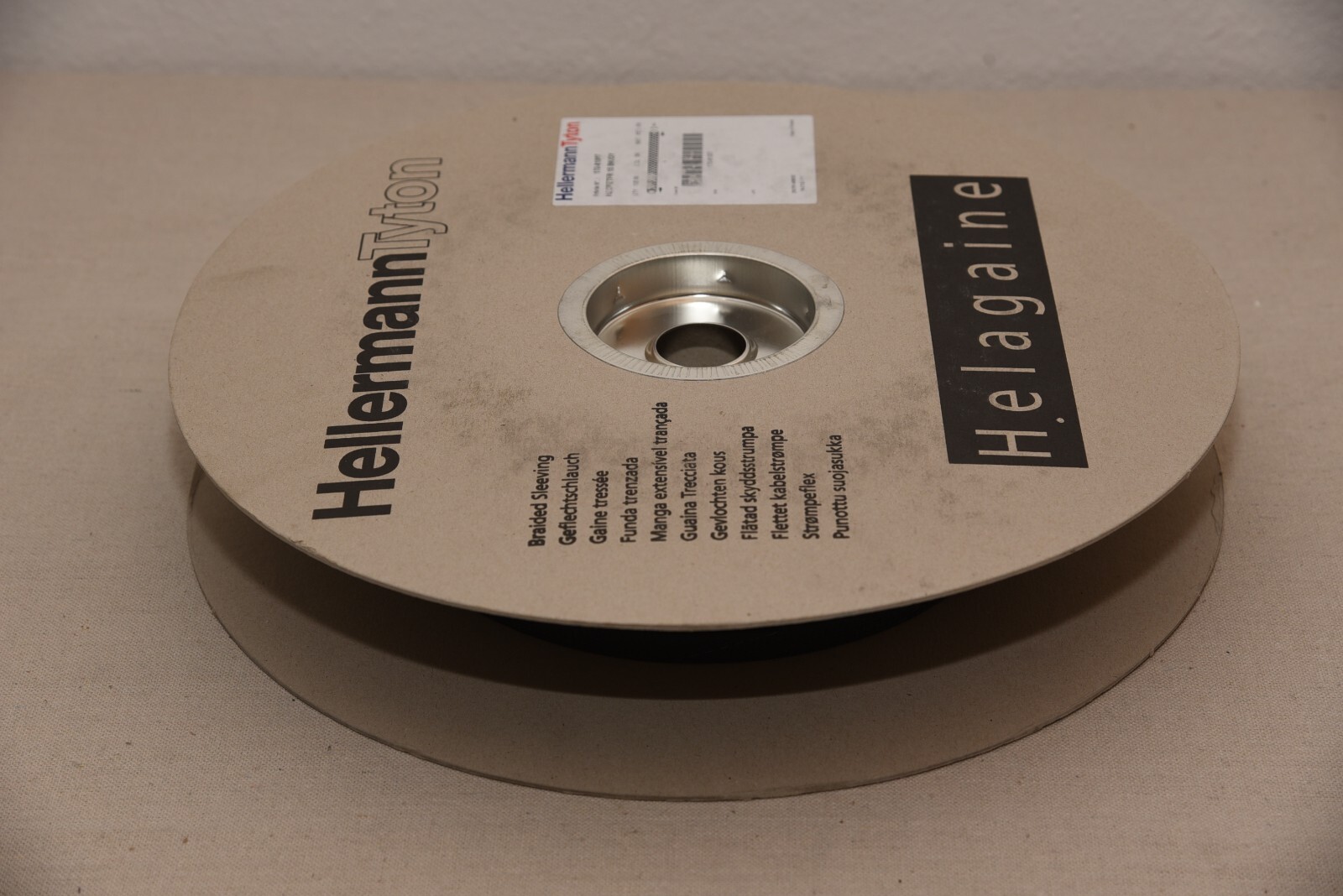 HellermannTyton 170-81007 Flame-retardant braided sleeving 13-20mm, 100M 3 Reels